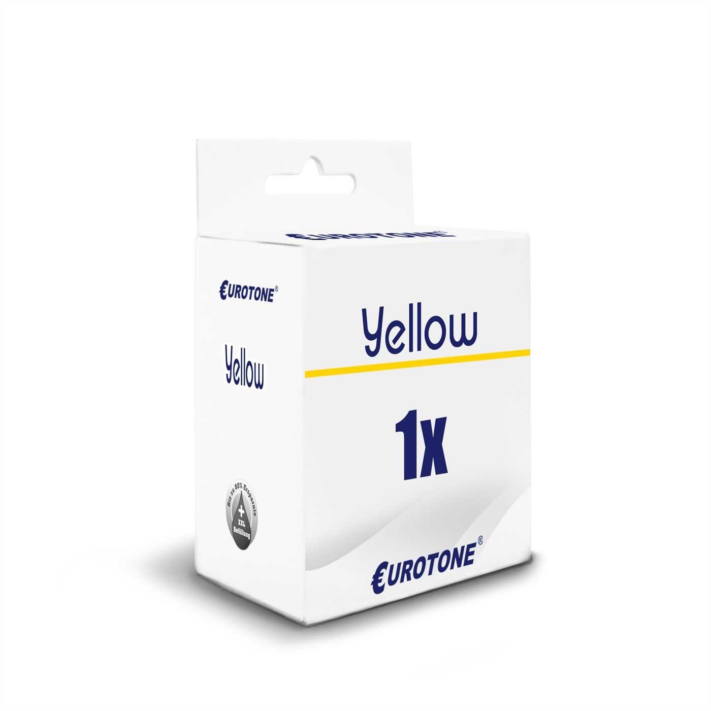 Eurotone Tintenpatrone Yellow ersetzt Brother Patrone LC-123Y