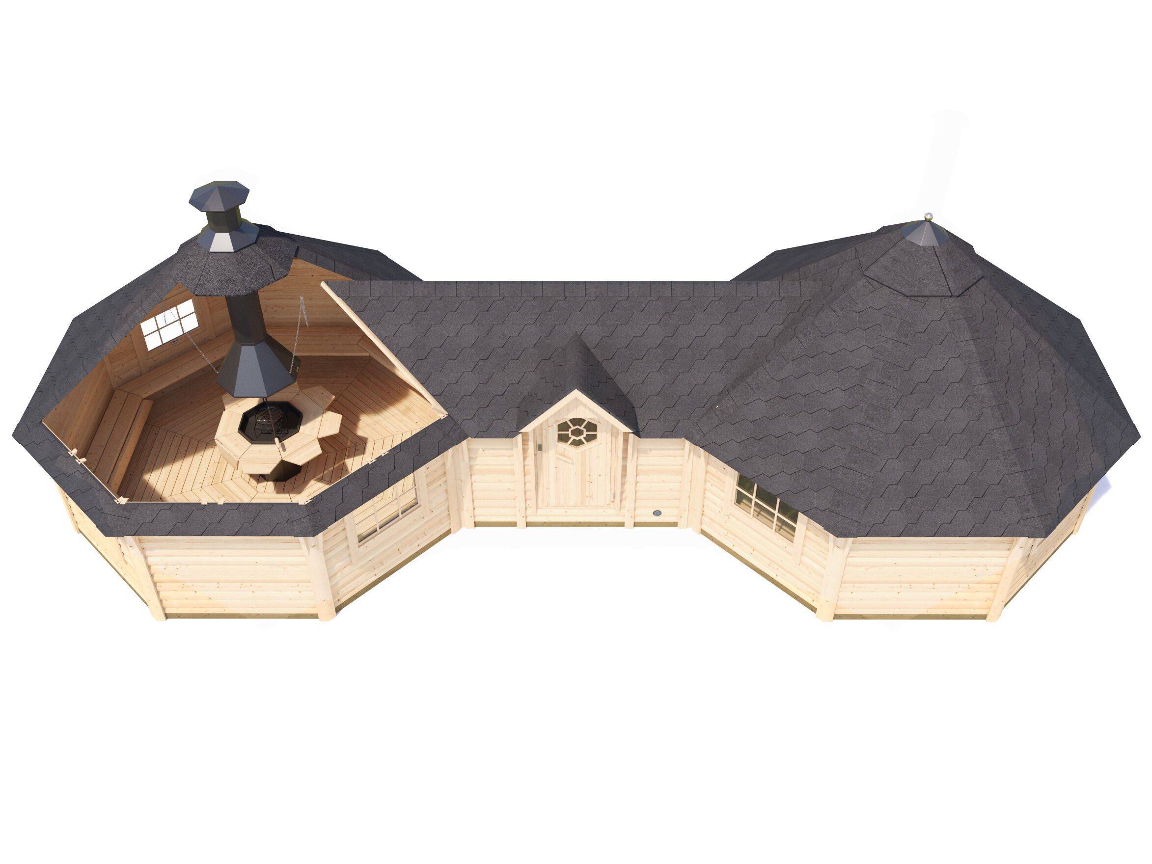 Fjordholz Grillkota Alva 38 m²