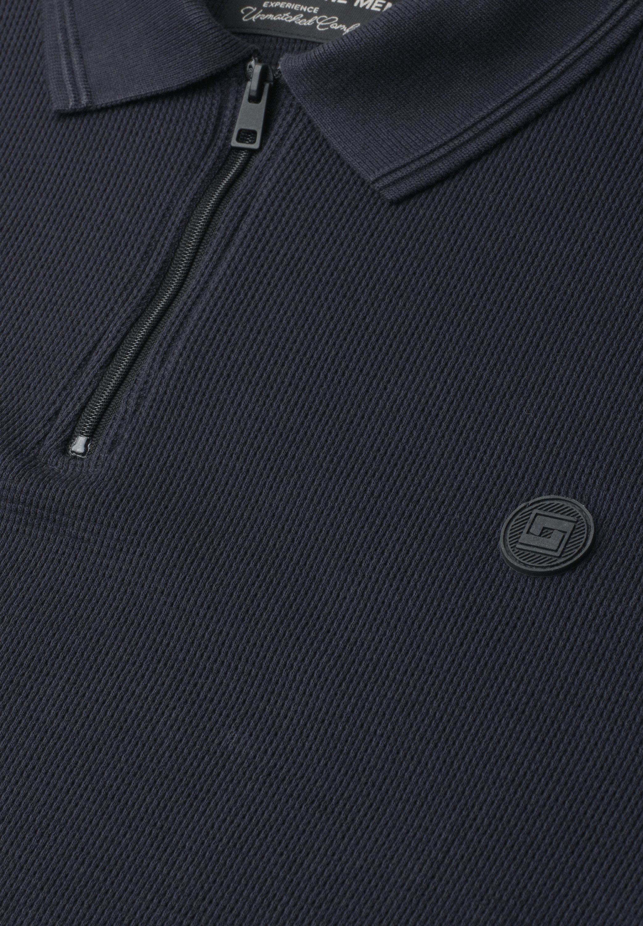 STREET ONE MEN Poloshirt aus Baumwolle mit Stretchante – Bild 5 von 5