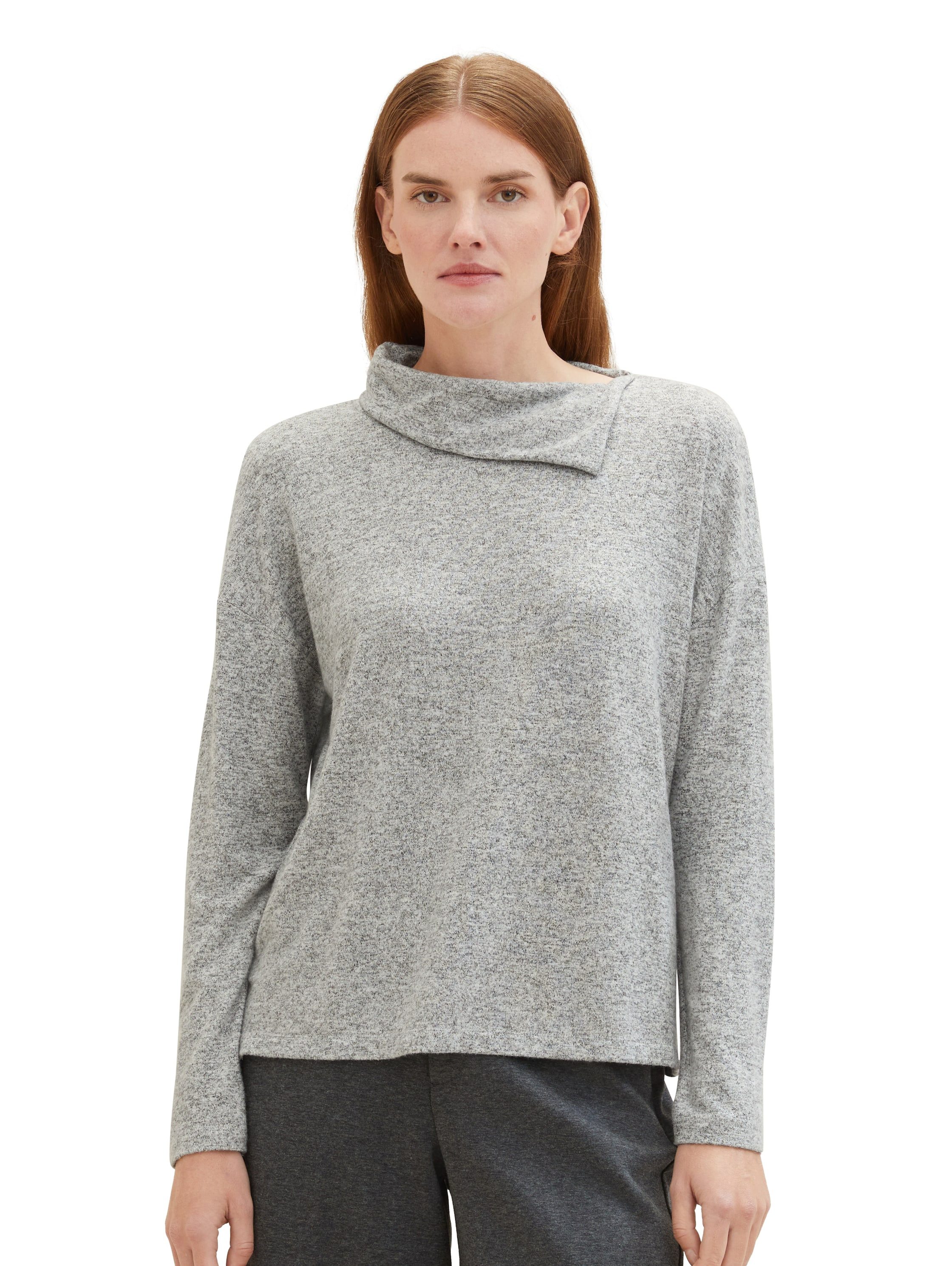 TOM TAILOR Langarmshirt Langarmshirt mit Rollkragen