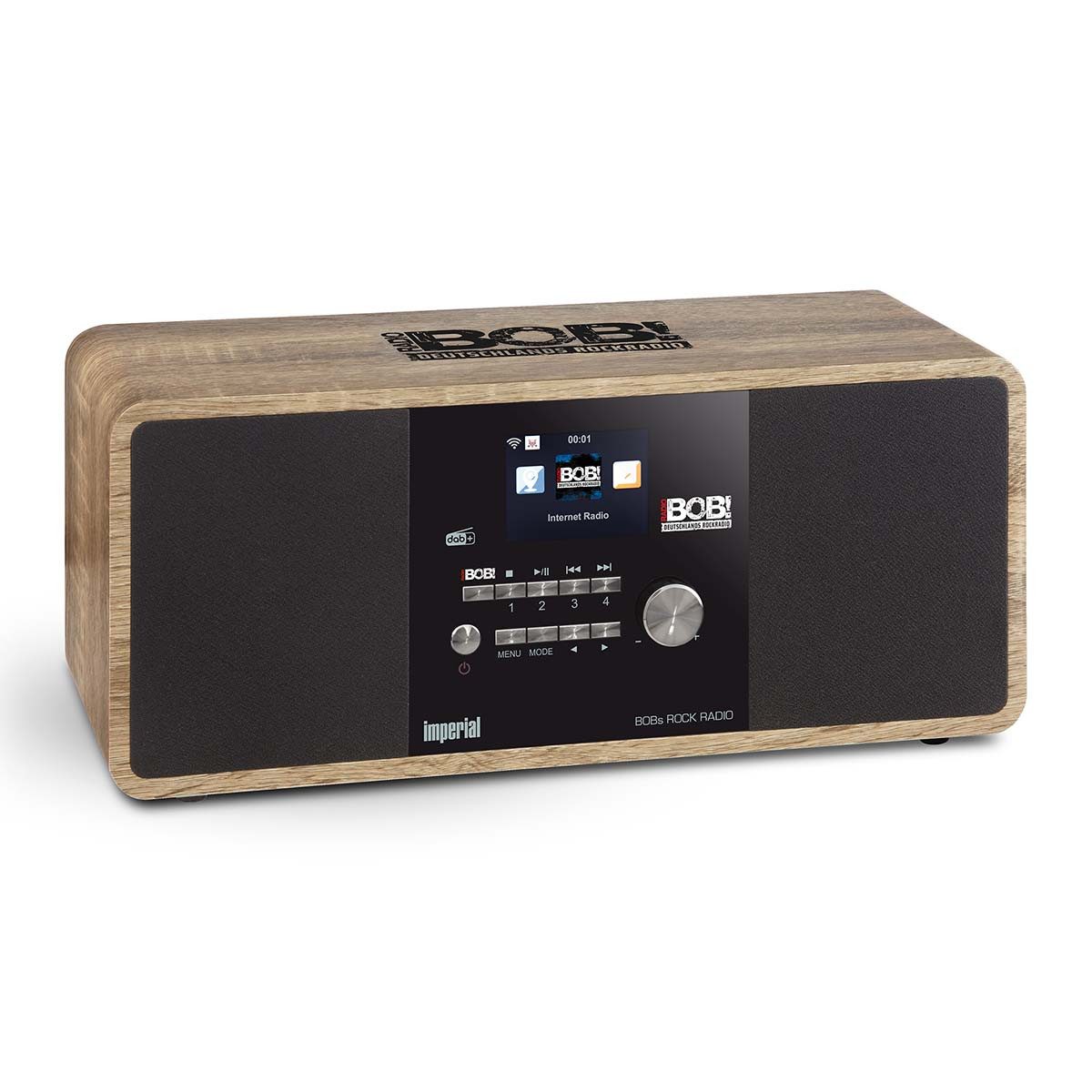 IMPERIAL 22-283-00-RB Radio (Internet Radio, 40 W, DAB+/FM, Internetradio, Bluetooth, USB, RADIO BOB Taste, WLAN, DLNA)