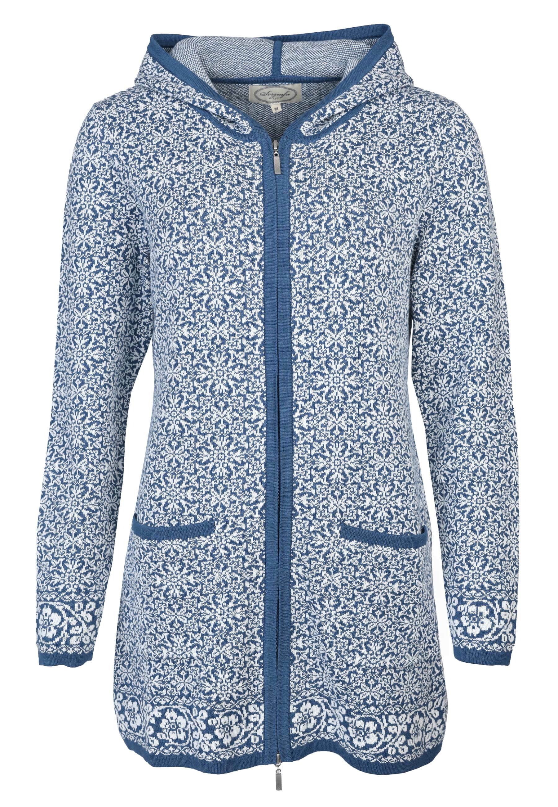 Sorgenfri Sylt Strickmantel Caddy Nordic Ajour-Strickdetails günstig online kaufen