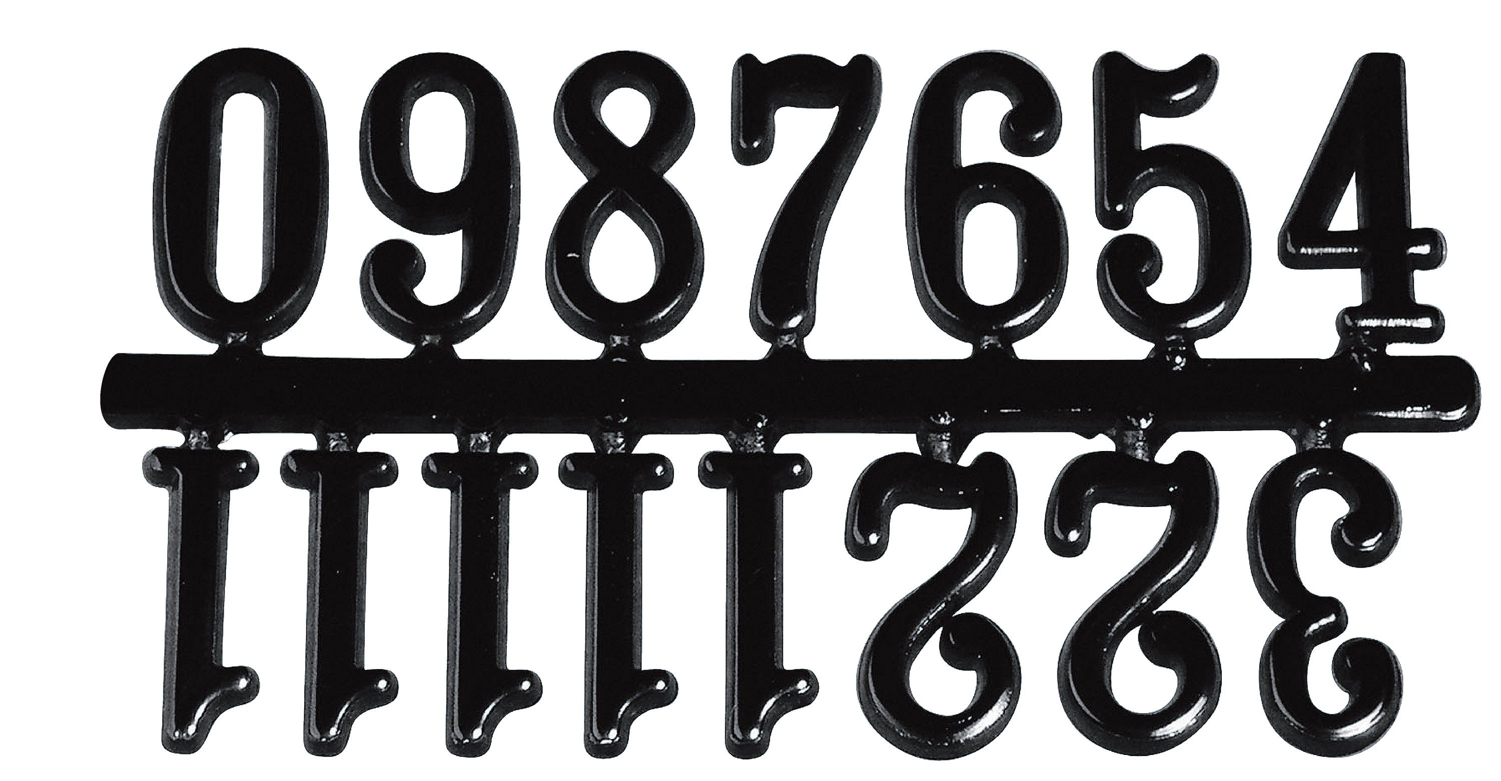 Rayher Hobby Kalender zum Selbstbasteln Ziffern für Uhren, selbstklebend