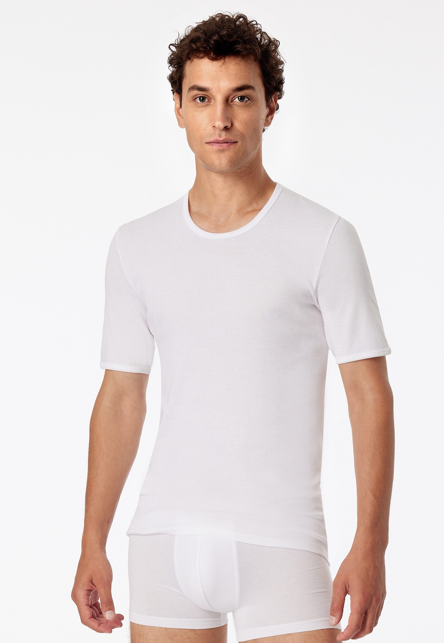 Schiesser Unterziehshirt Original FR Funktionsschnitt mit etwas längerer Rückenpartie
