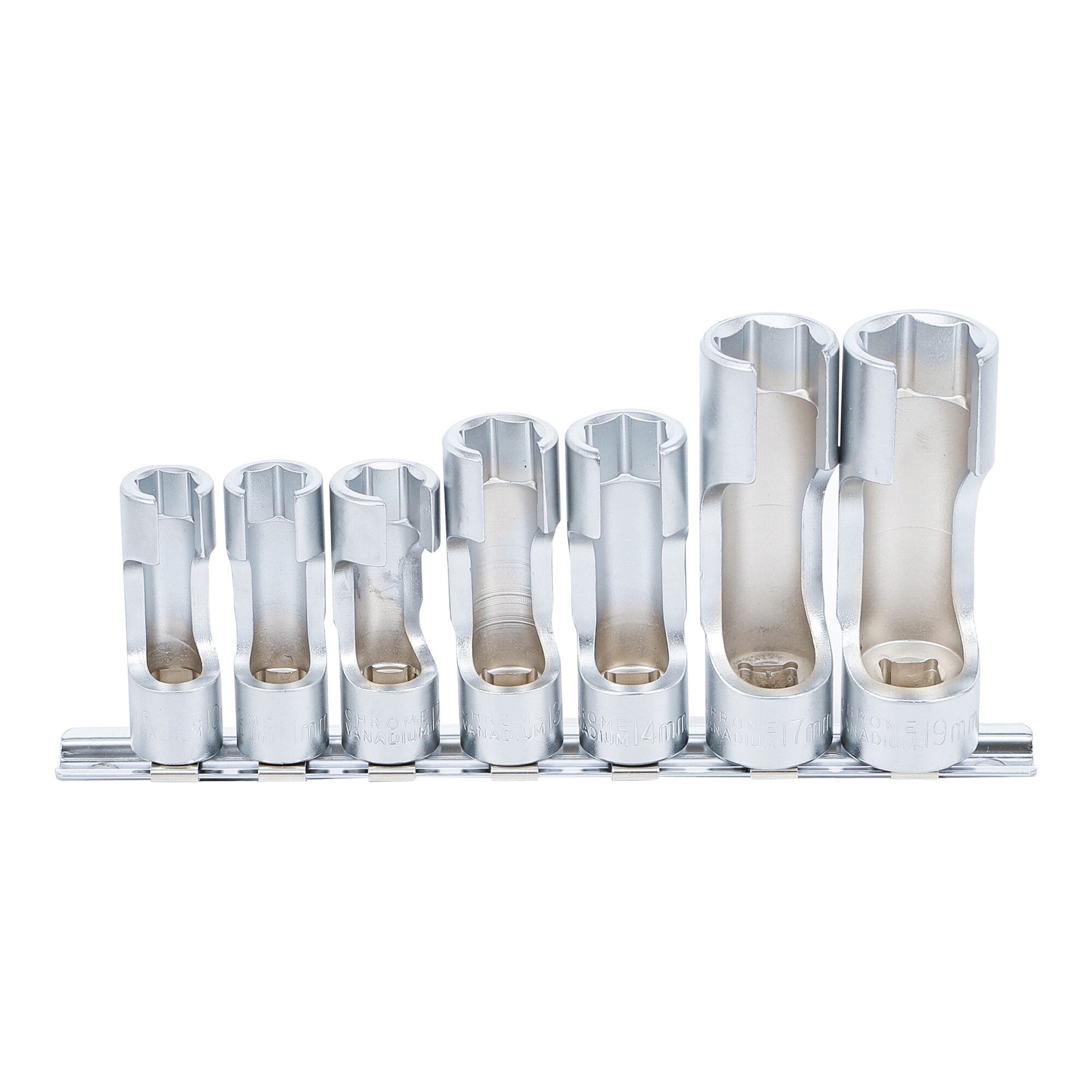 BGS technic Steckschlüssel BGS Spezial-Steckschlüssel-Einsatz-Satz, geschlitzt Antrieb Innenvierk