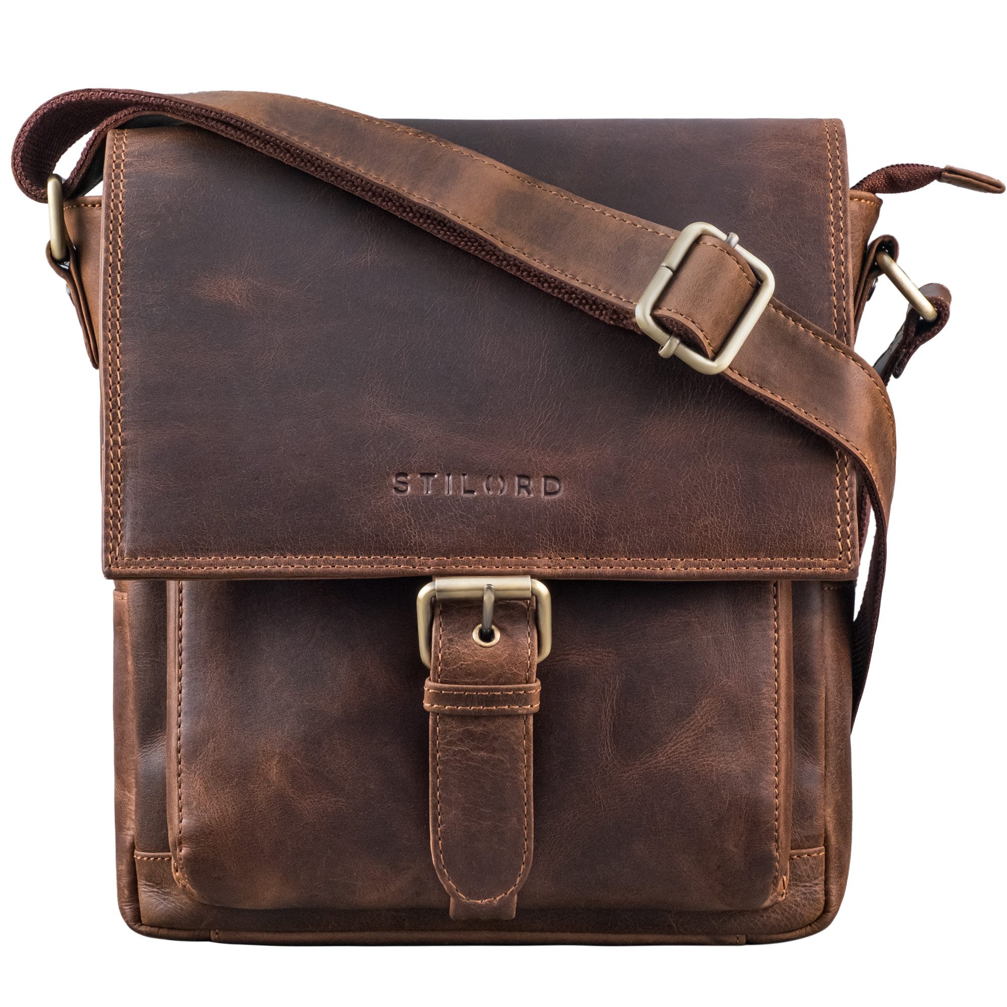 STILORD Schultertasche "Nevio" Herrentasche Leder Umhängetasche günstig online kaufen