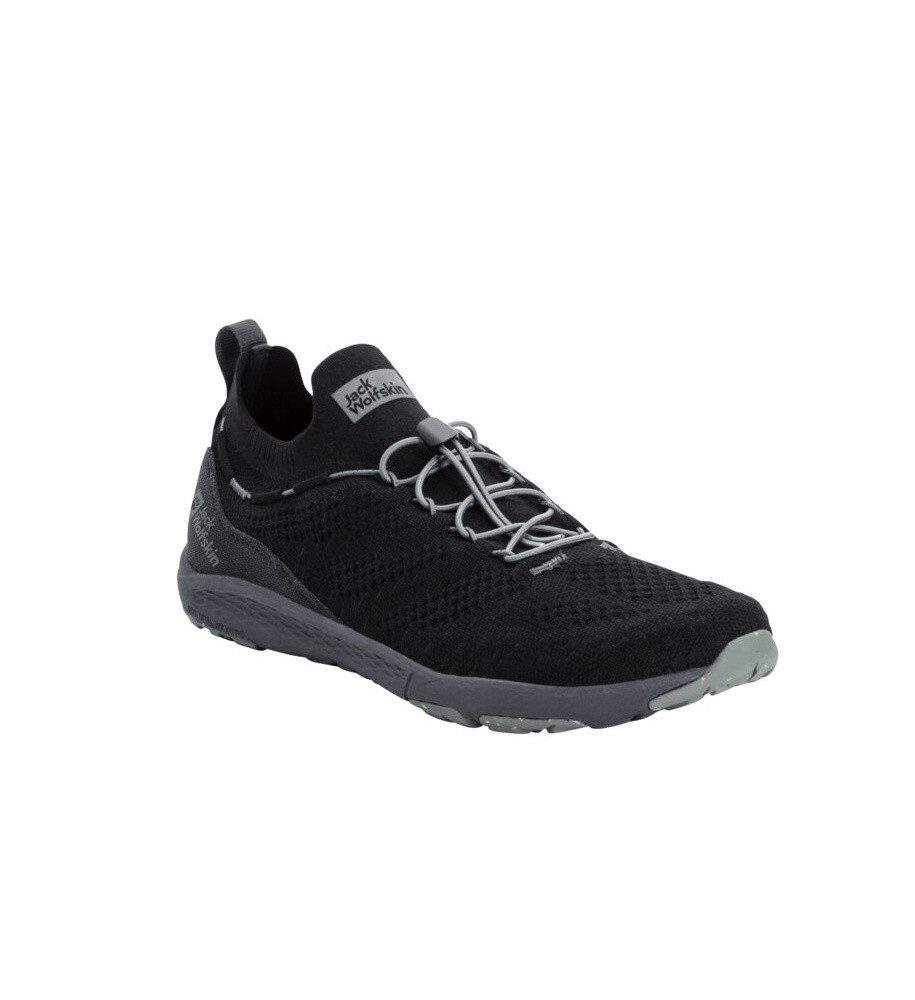 Jack Wolfskin Spirit Knit Low (Alltagschuhe, leicht und flexible Sohle) phantomgrau Sneaker