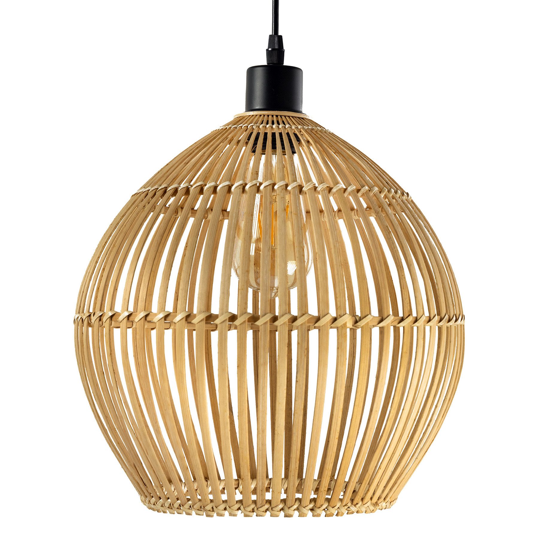 riess-ambiente Hängeleuchte ORGANIC LIVING 30cm natur · Pendellampe mit Sch günstig online kaufen