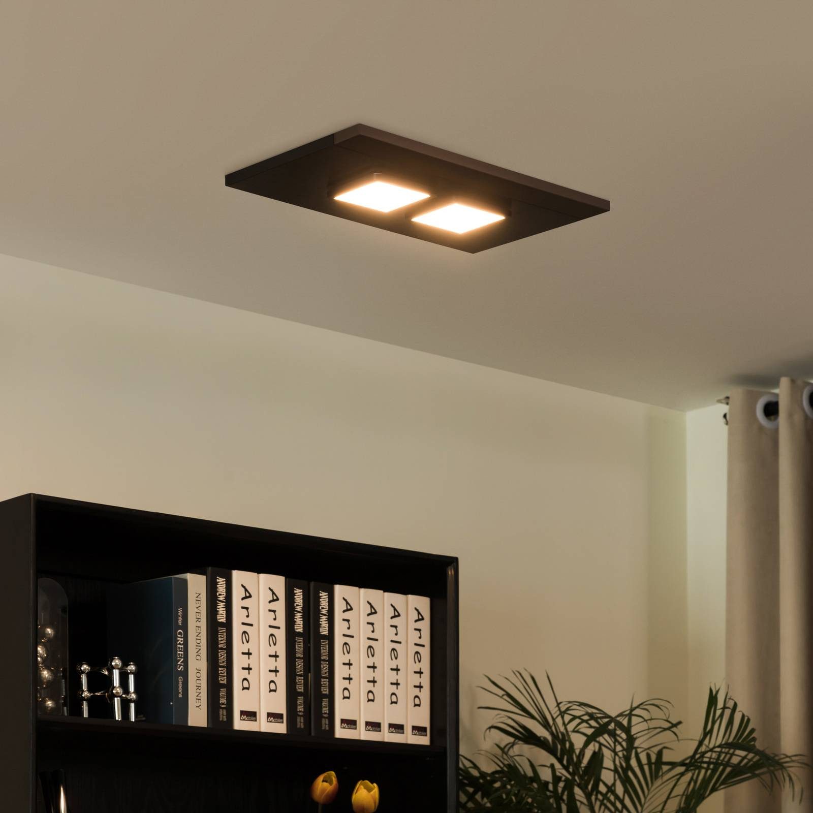 Lucande Deckenleuchte Esteria, Leuchtmittel inklusive, warmweiß, günstig online kaufen