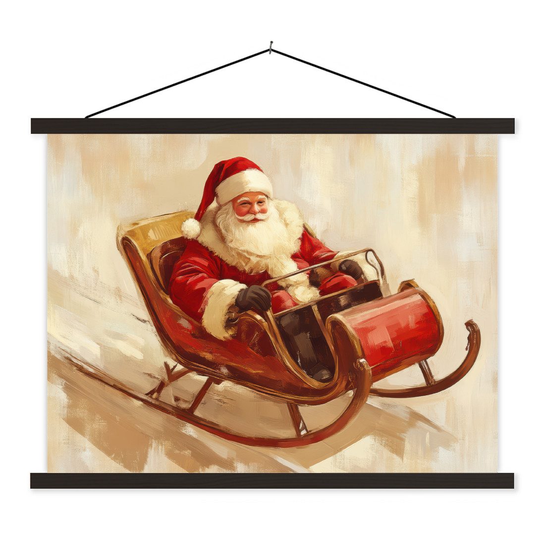 MuchoWow Poster Weihnachten - Schlitten - günstig online kaufen