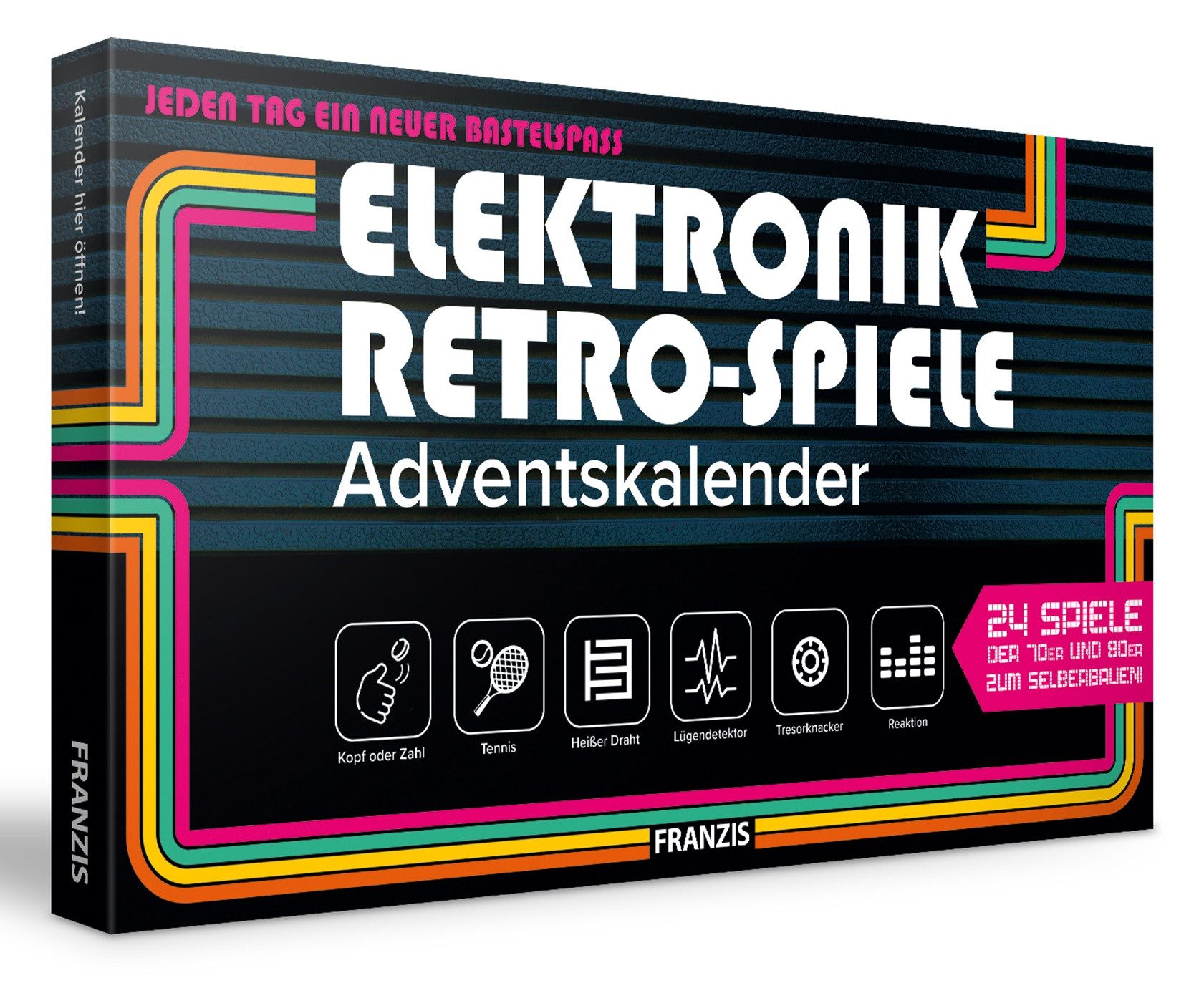 Franzis Adventskalender Elektronik Retro Spiele Adventskalender – Bild 3 von 4