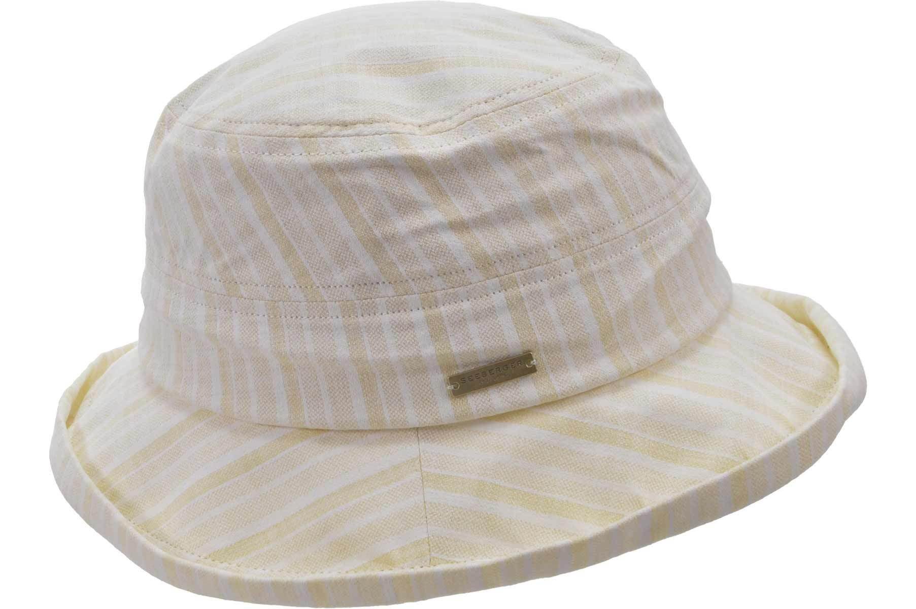 Seeberger Sonnenhut Baumwoll-Viskosestoff Bolero gestreift 55613-0