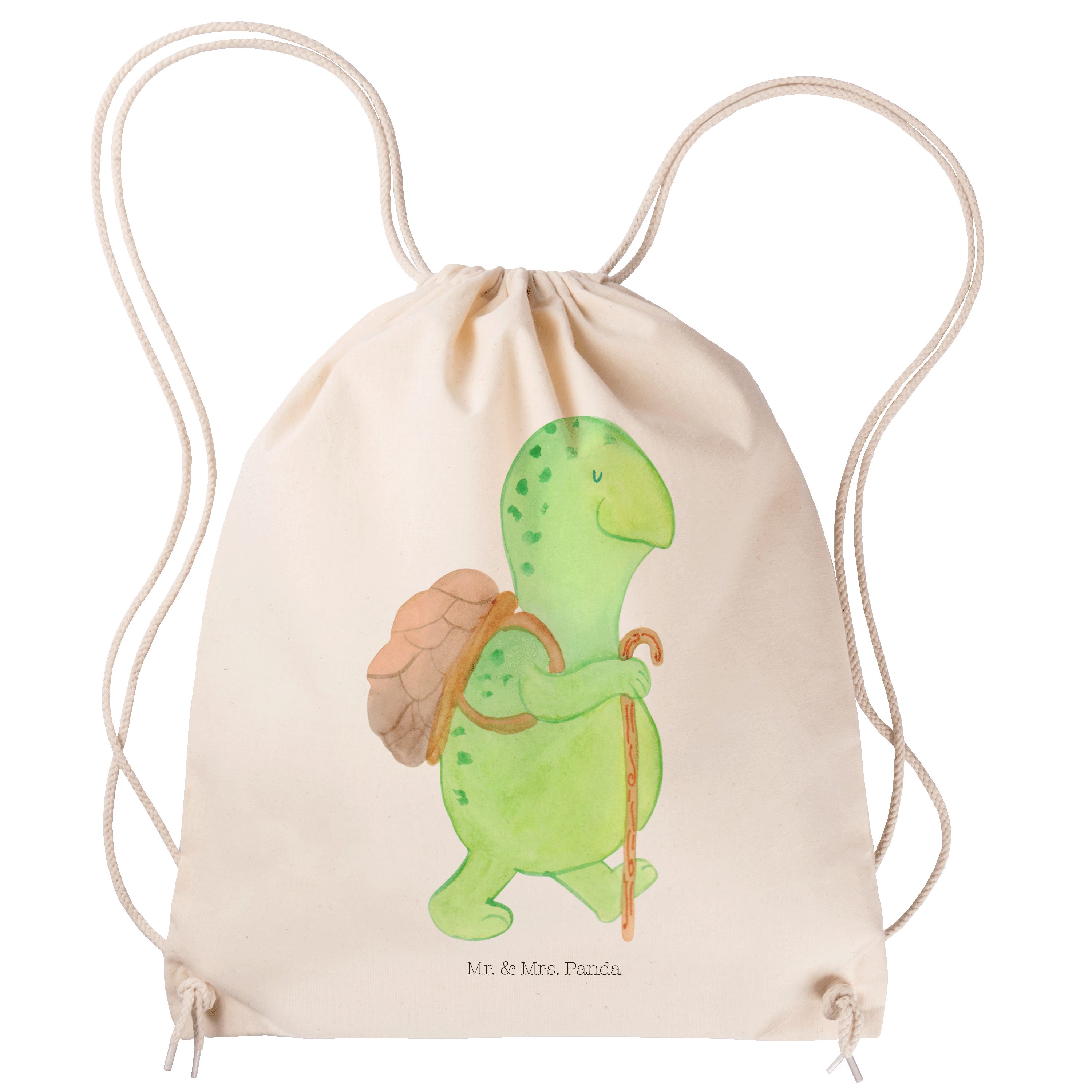 Sporttasche Schildkröte Wanderer, Sportbeutel, Transparent, Fitness Tasche, wande