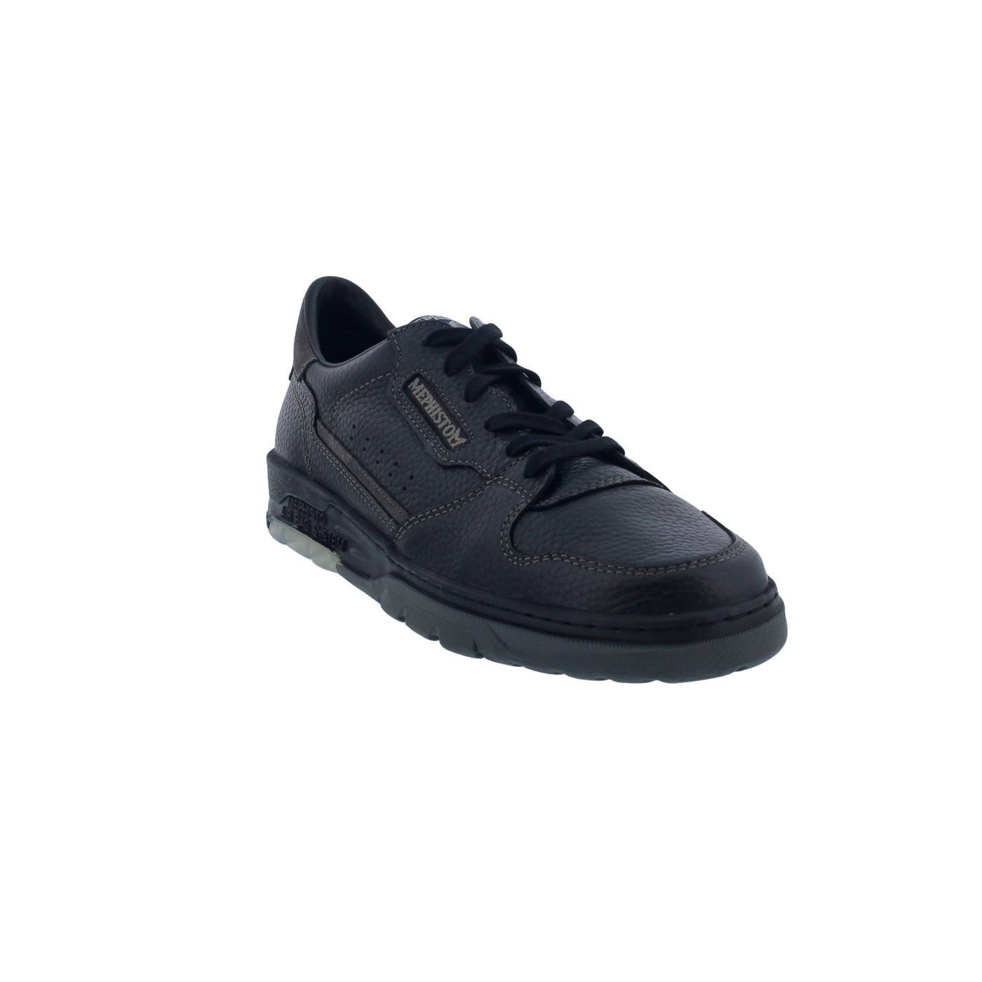 Mephisto Mephisto Marius Halbschuh, Glattleder mit Nubukelementen in grau, Wech Schnürschuh
