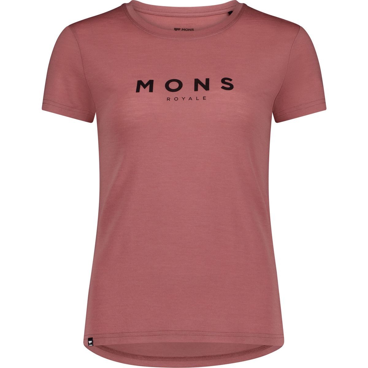 Mons Royale Kurzarmshirt Womens Icon Merino Classic Tee-shirt Leichtes Damen-T-Shirt aus Merinowolle, ideal für Wandern und