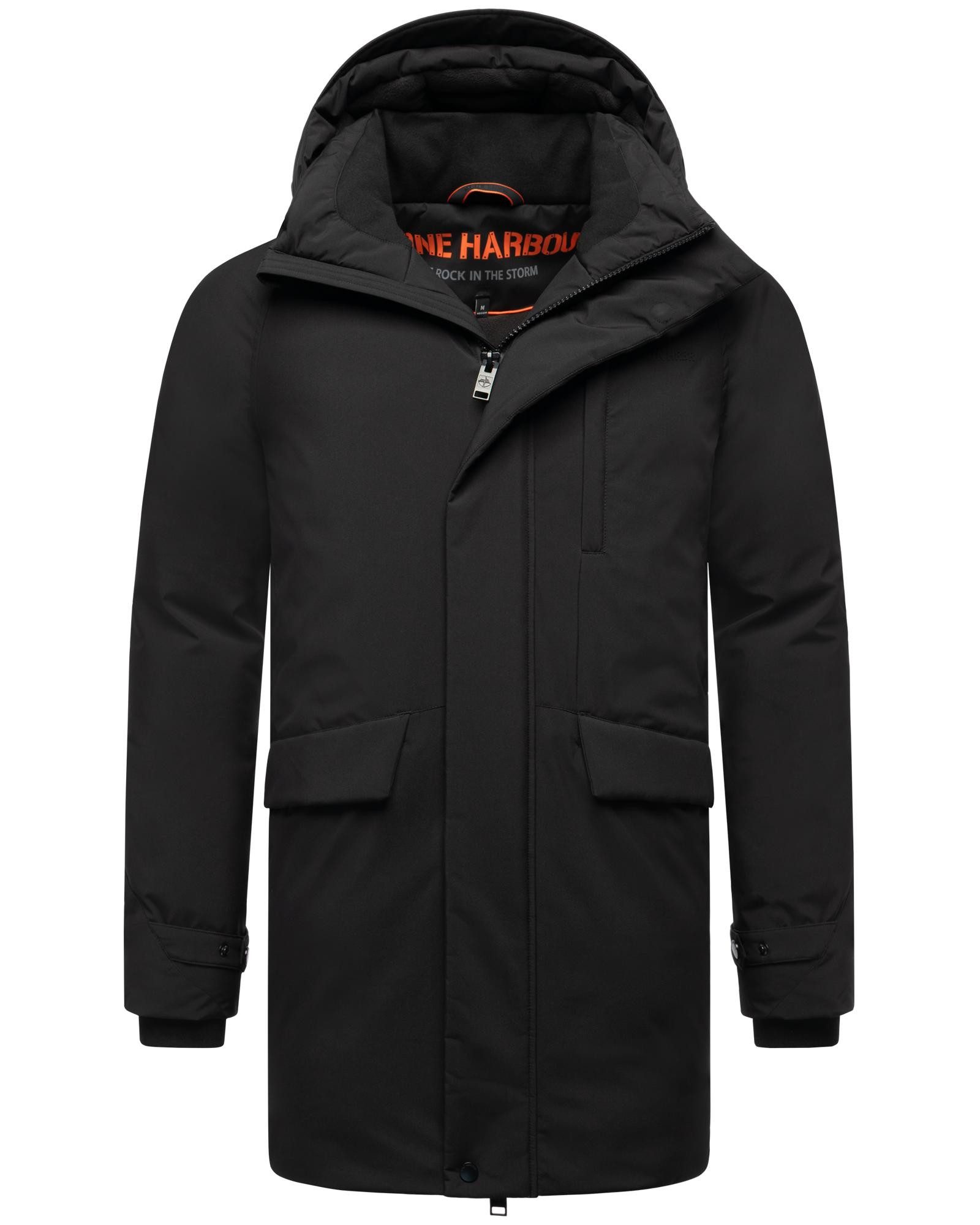 Stone Harbour Wintermantel Emriis XX Warmer Herren Mantel mit Magnet-Knöpfen
