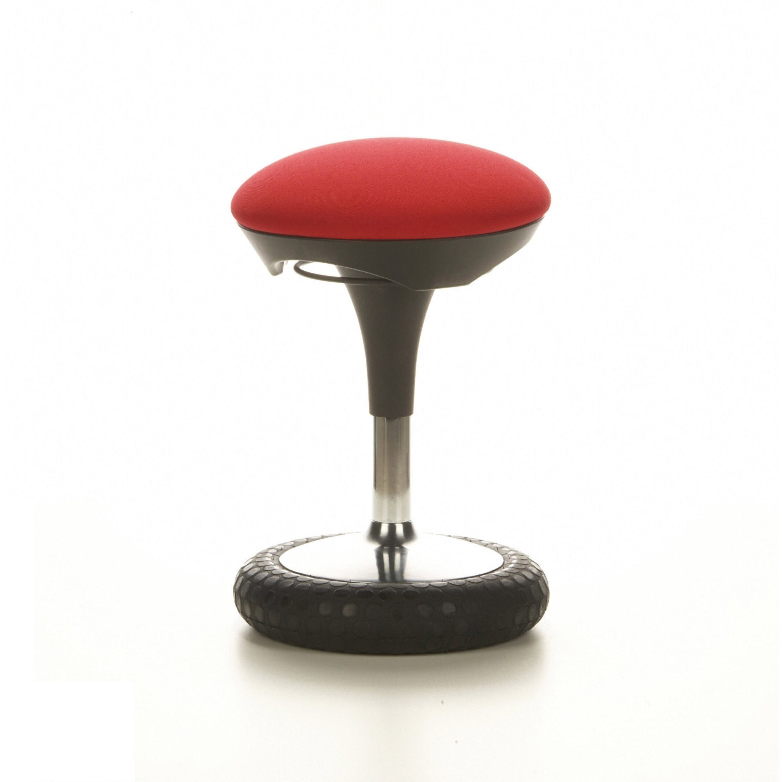 TOPSTAR Stehhilfe SITNESS 20 Arbeitshocker Stoff Höhe 44.0 - 54.0 cm, Fitness-Hocker höhenverstellbar, bewegliche Sitzfläche