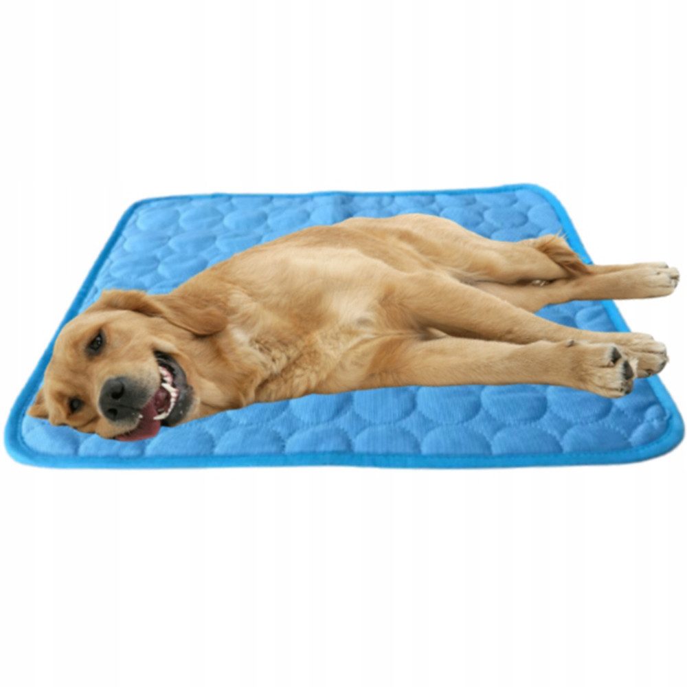 Ledander Hundematte Kühlmatte für Katzen und Hunde, blau, für Drinnen, Draußen und Auto