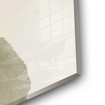 DOTCOMCANVAS® Acrylglasbild Zen - Acrylglas, Acrylglasbild Zen beige moderne abstrakte Kunst Druck Wandbild