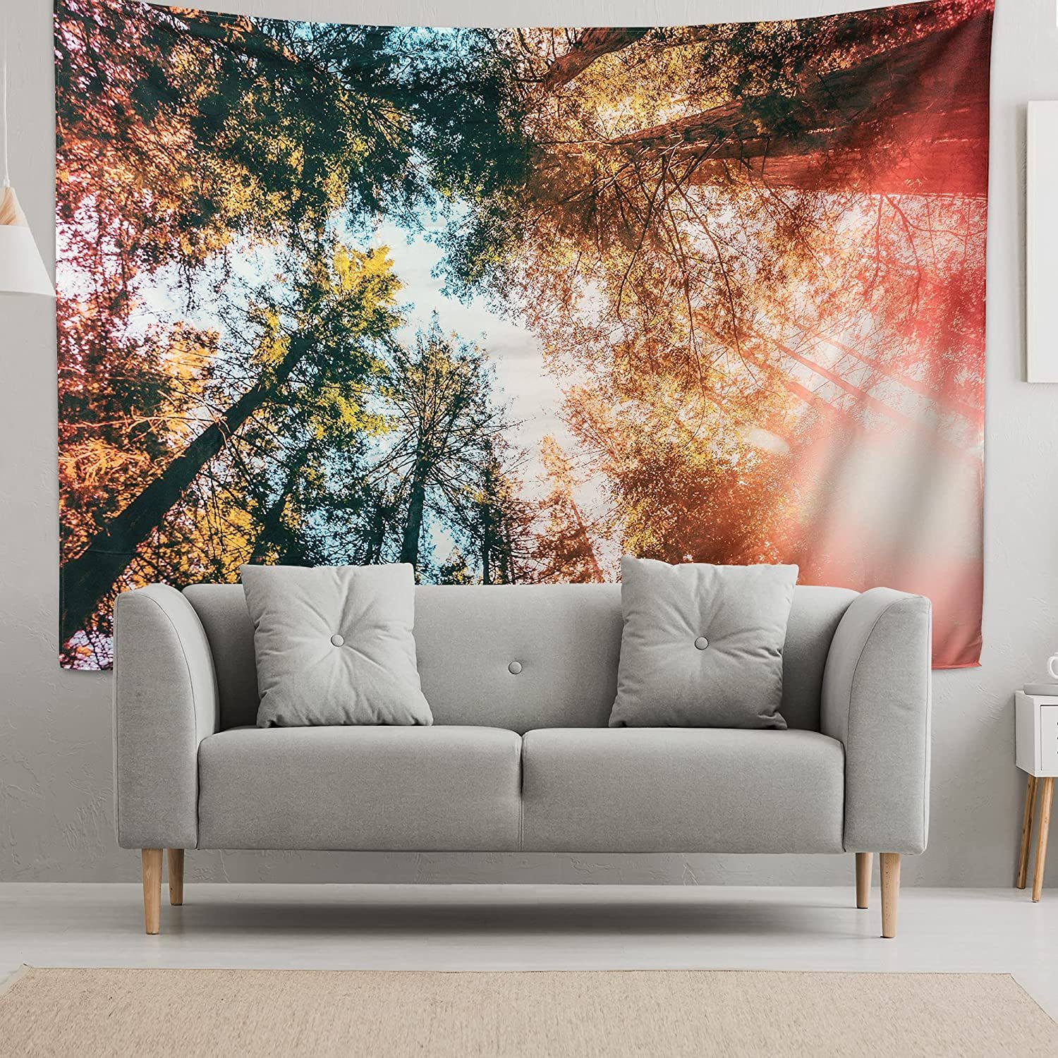 riijk Wandteppich Tagesdecke groß mit Motiv, als Picknickdecke. Wandtuch, L günstig online kaufen