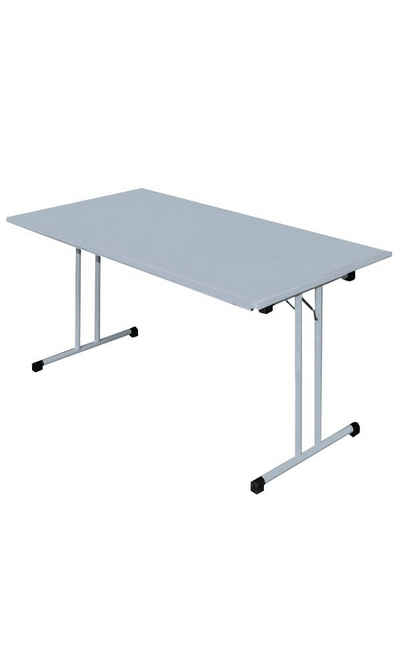 Steelboxx Klapptisch Klapptisch Besprechungstisch Konferenztisch Schreibtisch 120 x 80 cm (Komplett-Set, 1-St), Maße: H 750 x B 1200 x T 800 mm, stapelbar