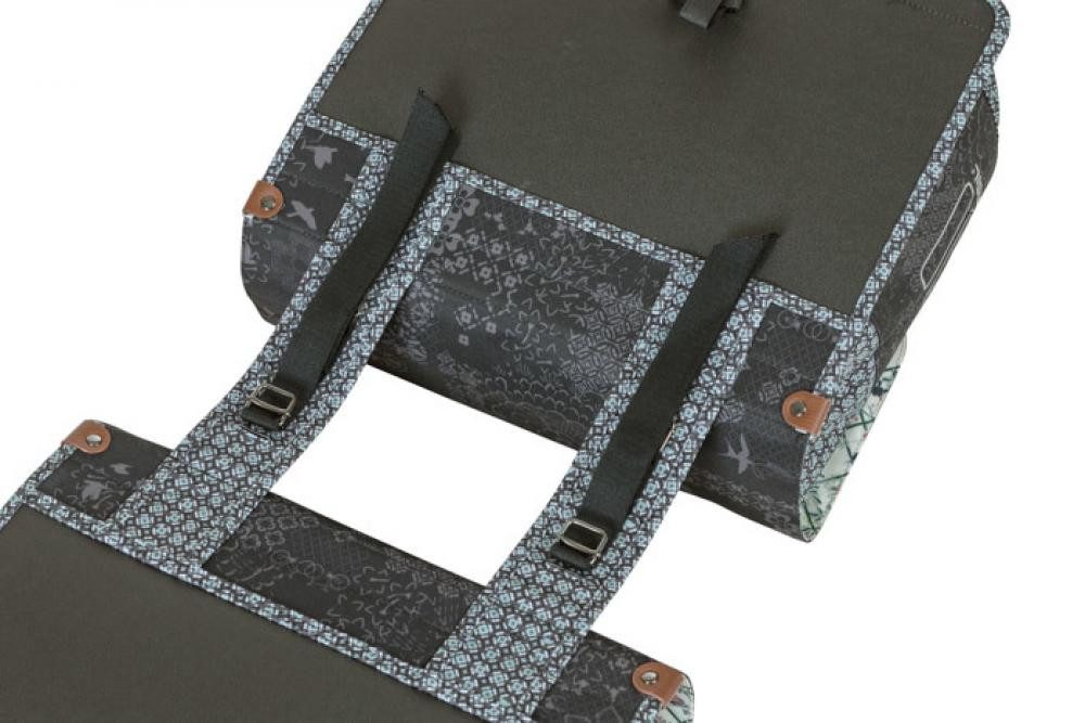 Basil Fahrradtasche Basil Doppelpacktasche Boheme charcoal Größe 37x15x37 cm 35l