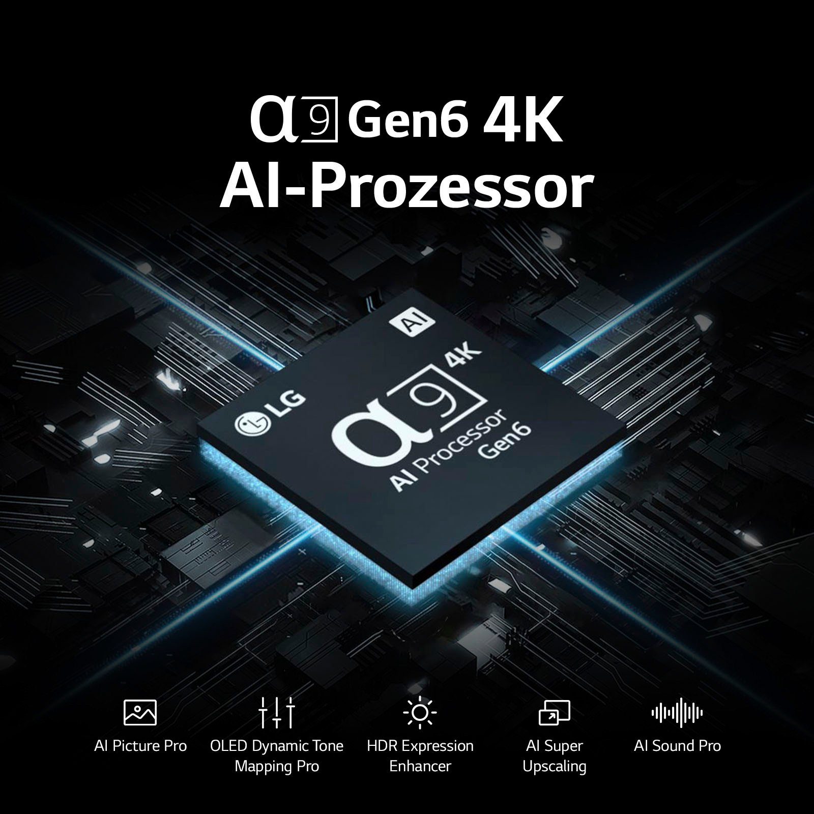 Zoll, Gen6 Ultra Smart-TV, zu AI-Prozessor, OLED42C37LA evo, (106 Twin Triple cm/42 α9 OLED-Fernseher Tuner) OLED 120 Hz, 4K 4K bis HD, LG