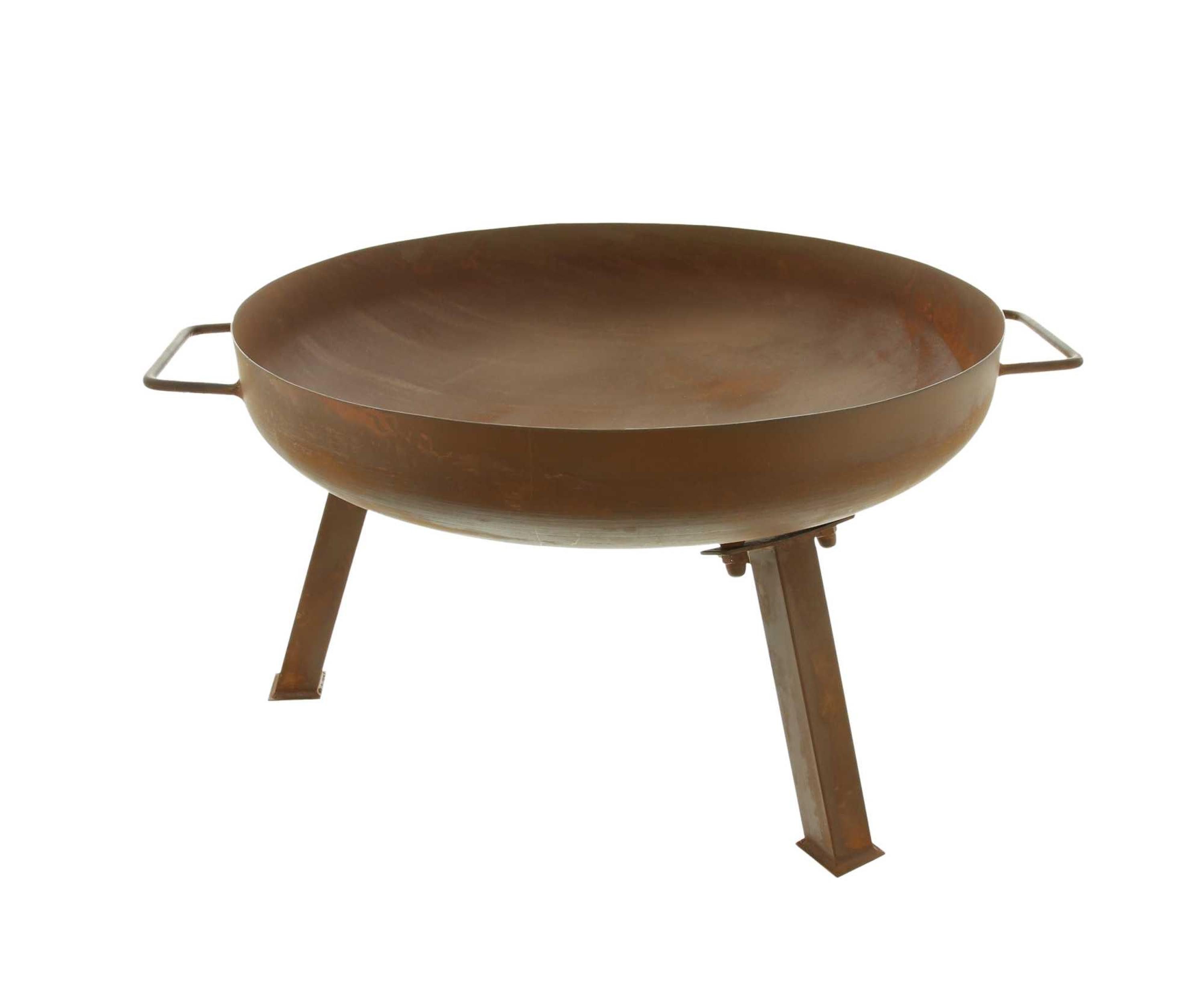 Feuerschale Feuerschale Cortenstahl Ø 50cm – Metall Rost Finish