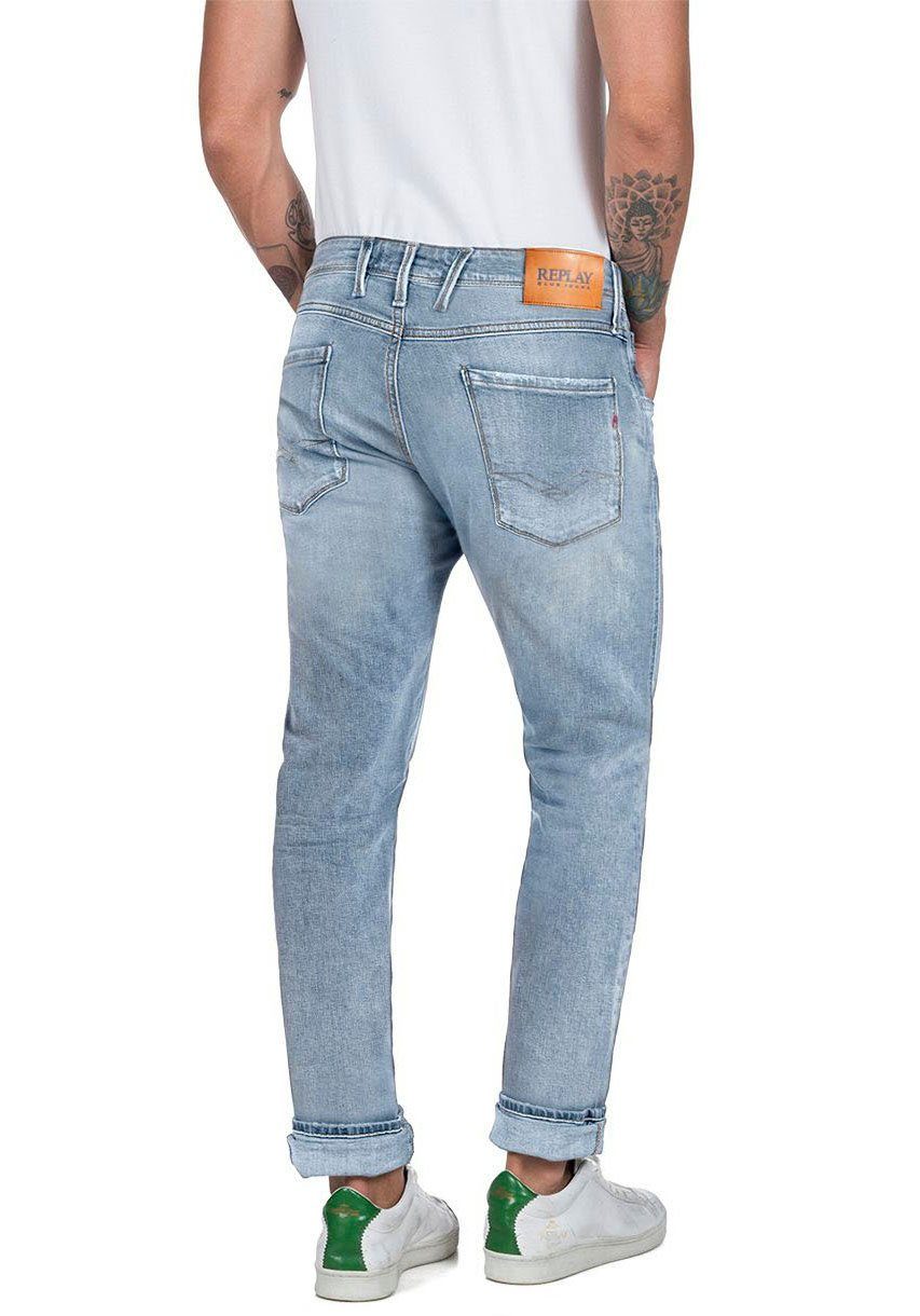 Anbass blue light Slim-fit-Jeans Replay