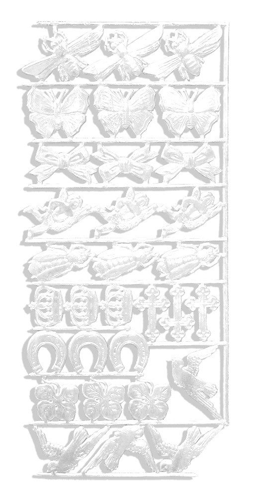 Kunze Tierfigur Bastelmix Sortiment 31er Set aus Dresdner Pappe