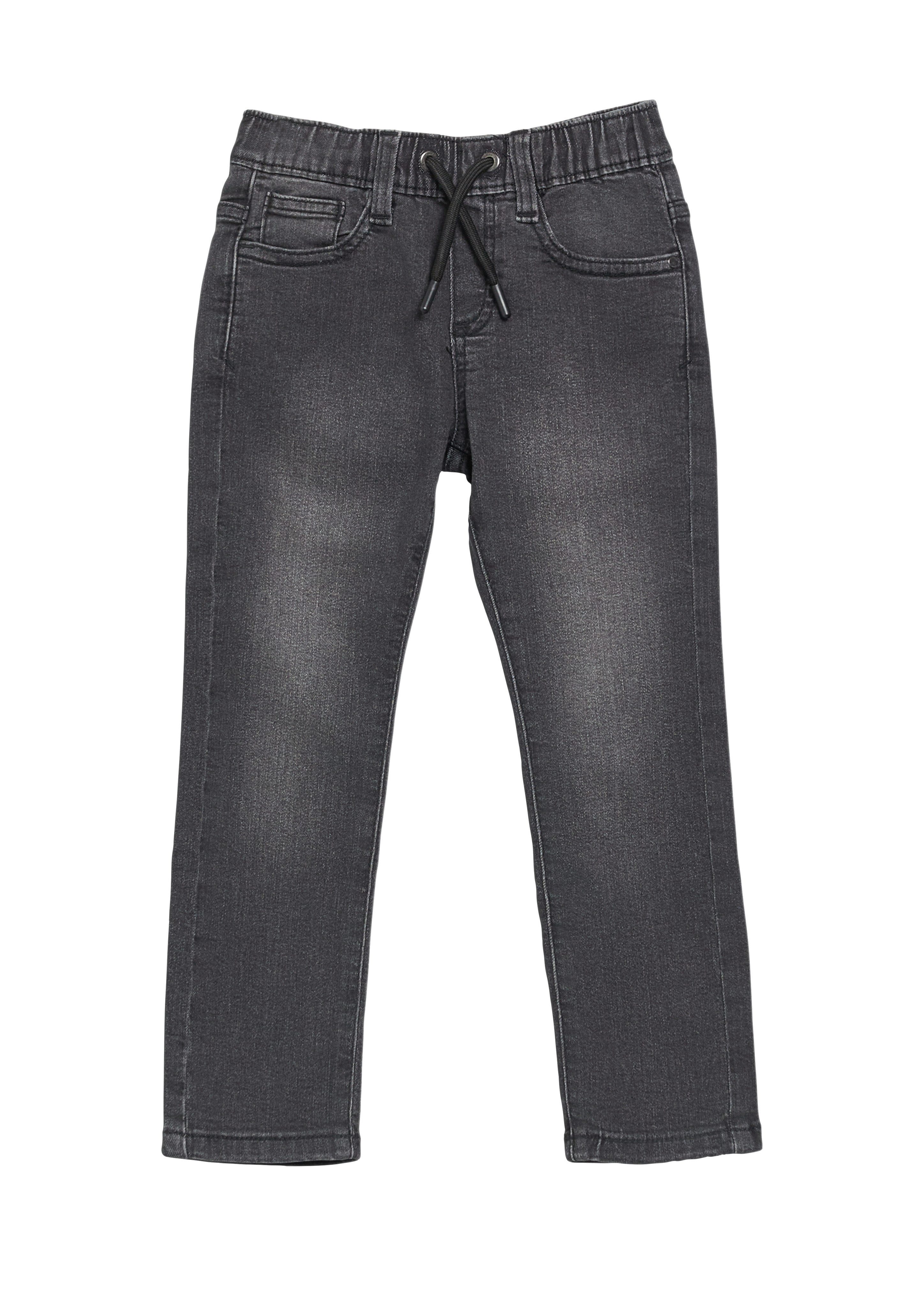 s.Oliver Junior 5-Pocket-Jeans mit elastischem Bund und Kordelzug