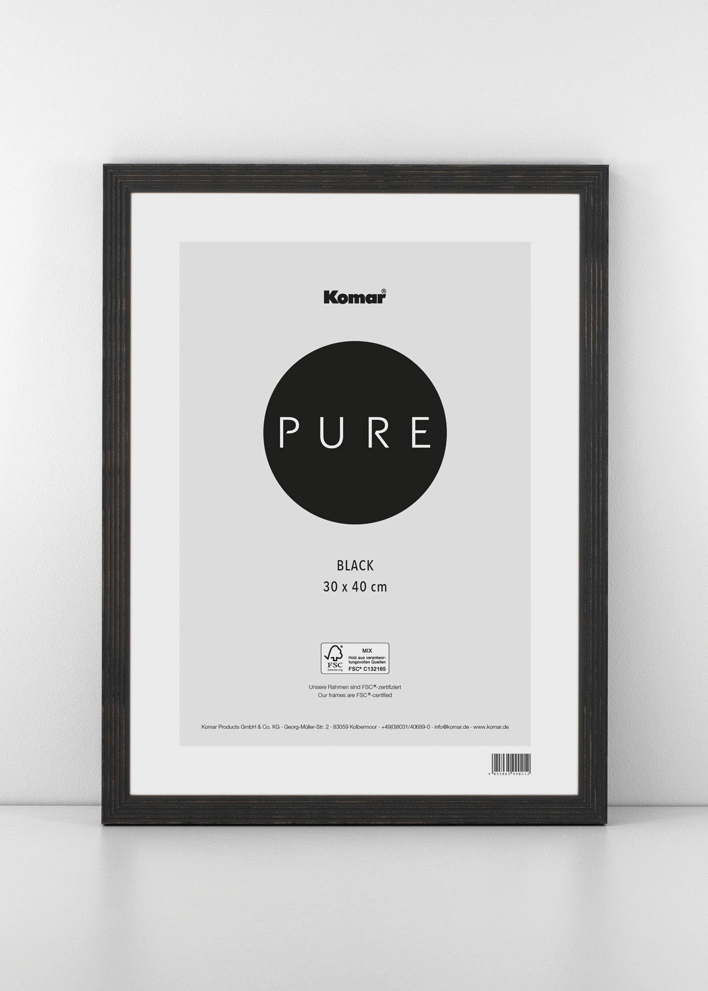 Komar Bilderrahmen Country Style Holz, Echtholzrahmen mit hochtransparentem günstig online kaufen