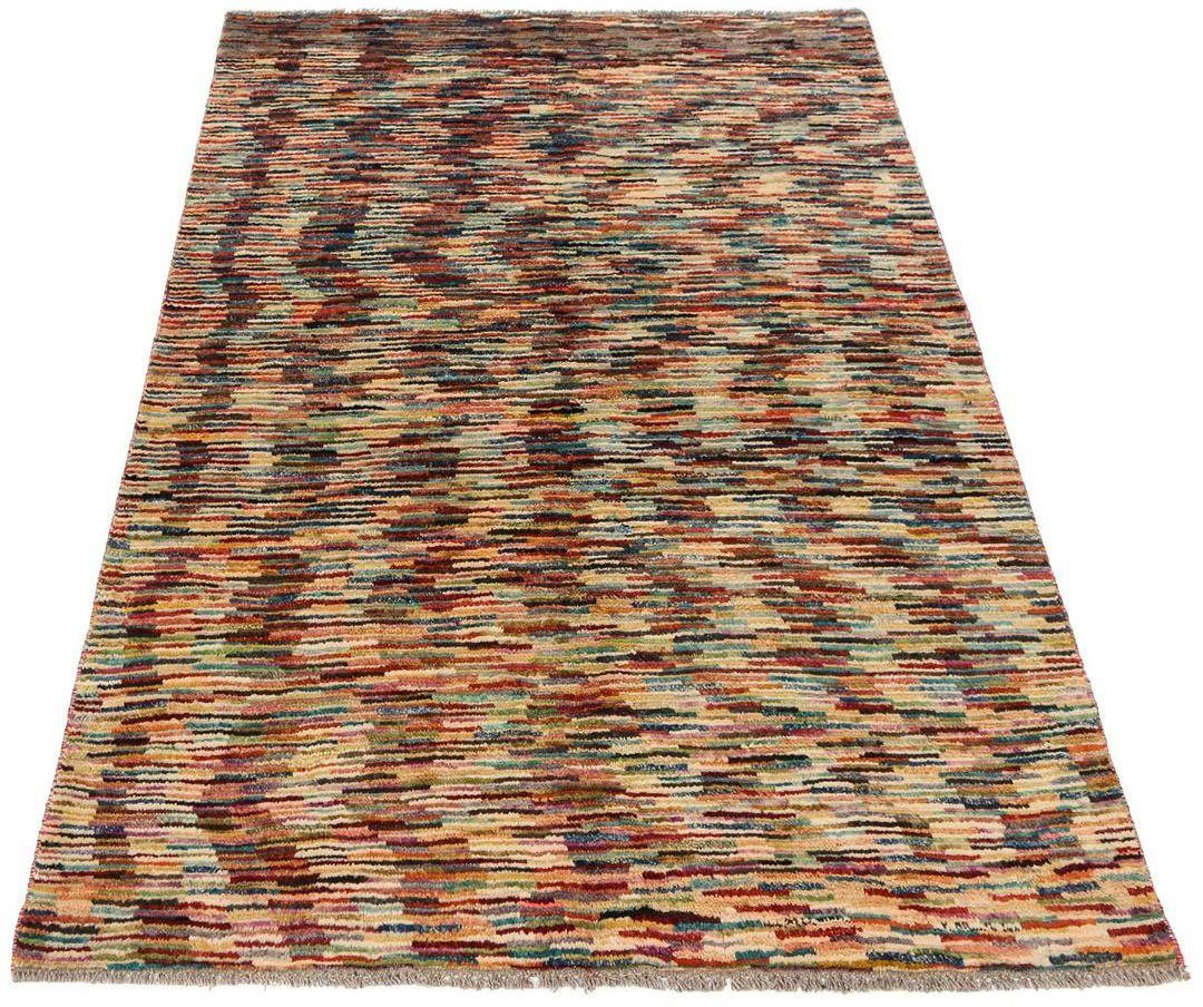 Wollteppich Streifen Multicolore 172 x 115 cm, morgenland, rechteckig, Höhe: 8 mm, Handgeknüpft