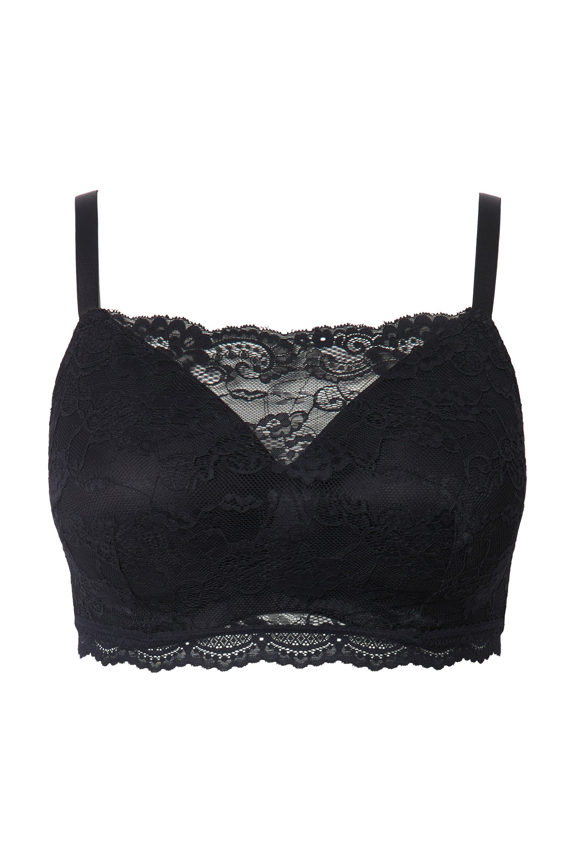 Ulla Popken Soft-BH Bralette Softcups Spitze ohne Bügel