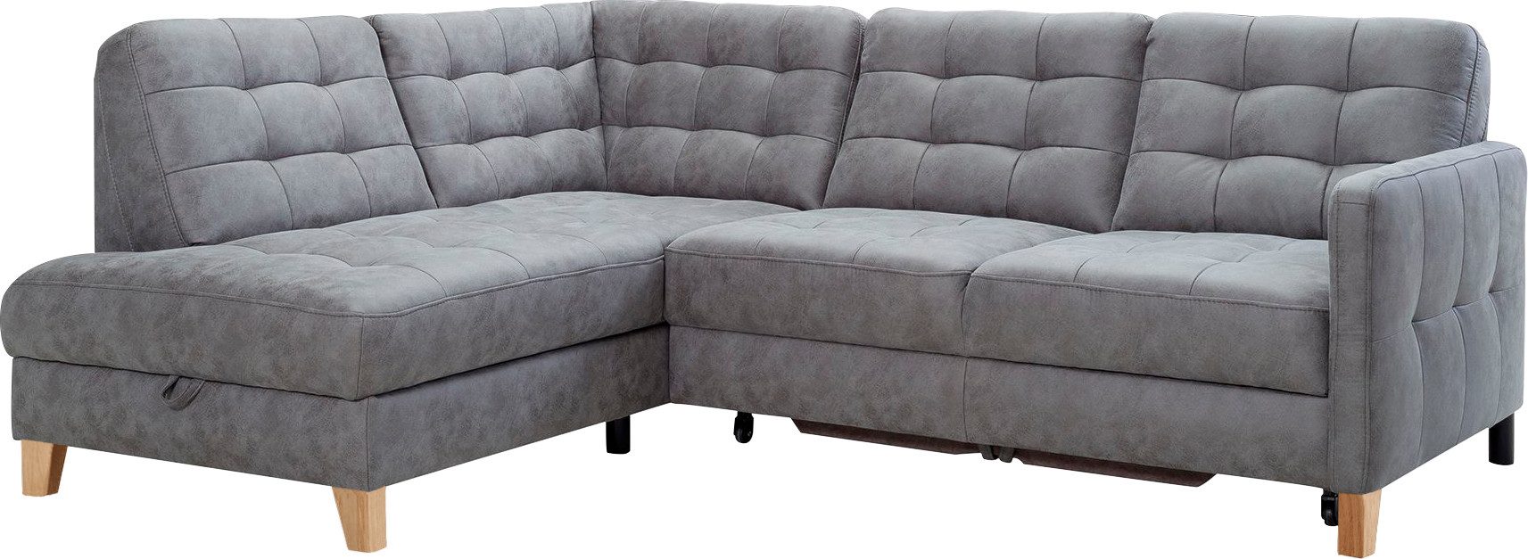 vielen Bettkasten, - exxpo sofa mit Elio, fashion Bezugsqualitäten Ecksofa wahlweise Bettfunktion und in