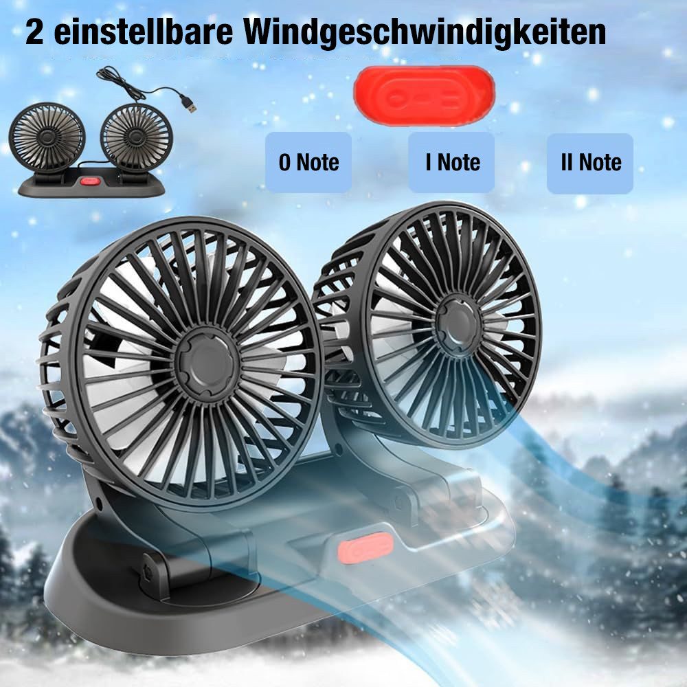 QUBEBU Mini USB-Ventilator Mini Auto Ventilator günstig online kaufen