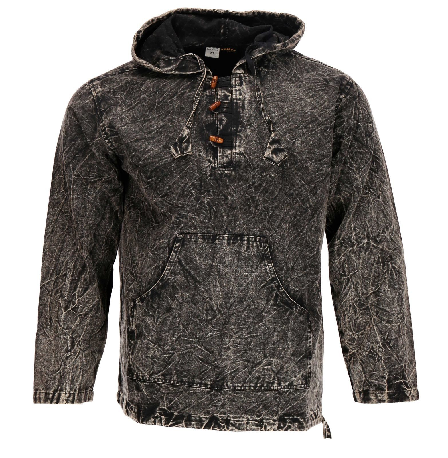KUNST UND MAGIE Hoodie Hoodie Herren Futter Kapuzenpulli Hoody Winter Goa