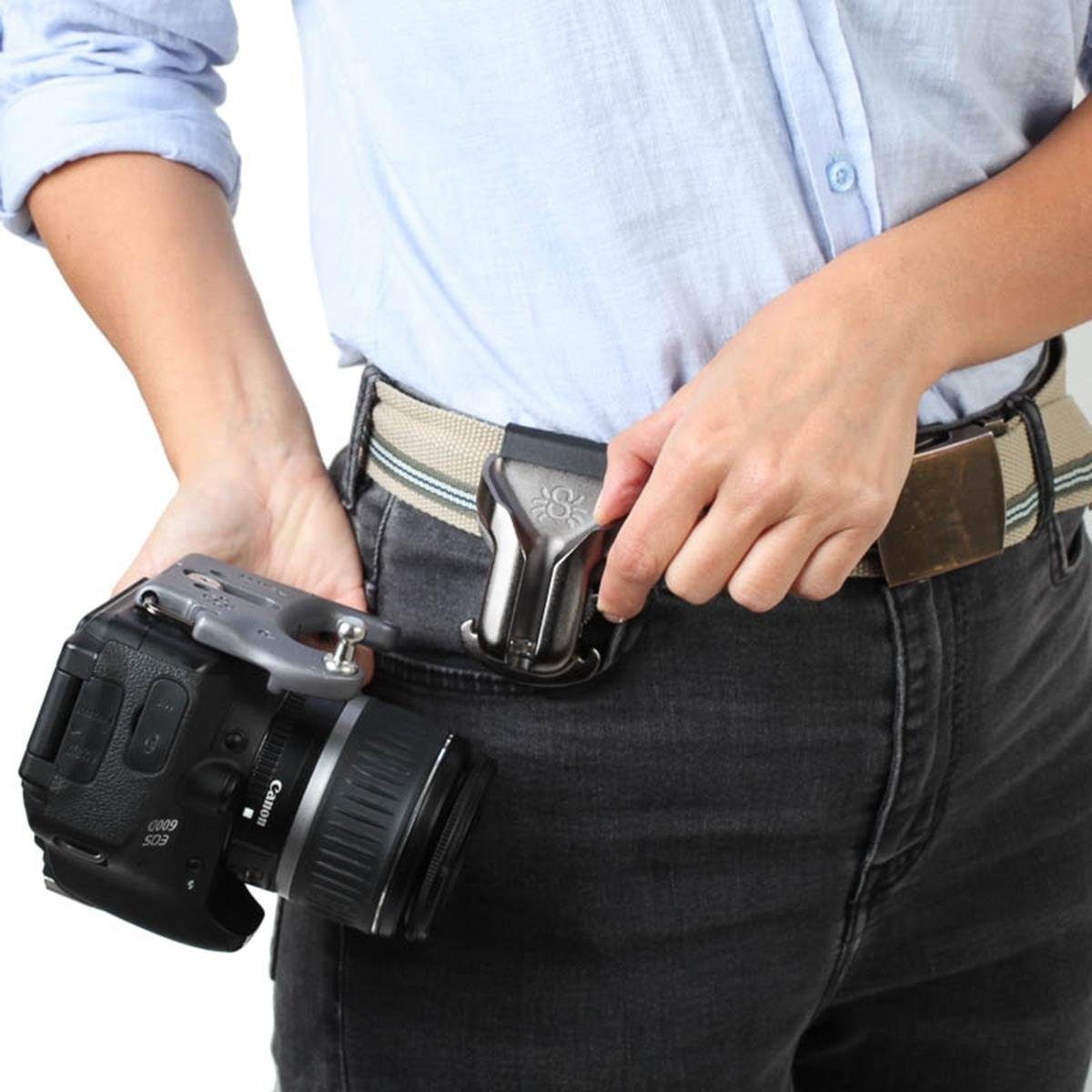 Spider Tragegurt v2 Kamera Hüft-Tragesystem mit Holster und Platte