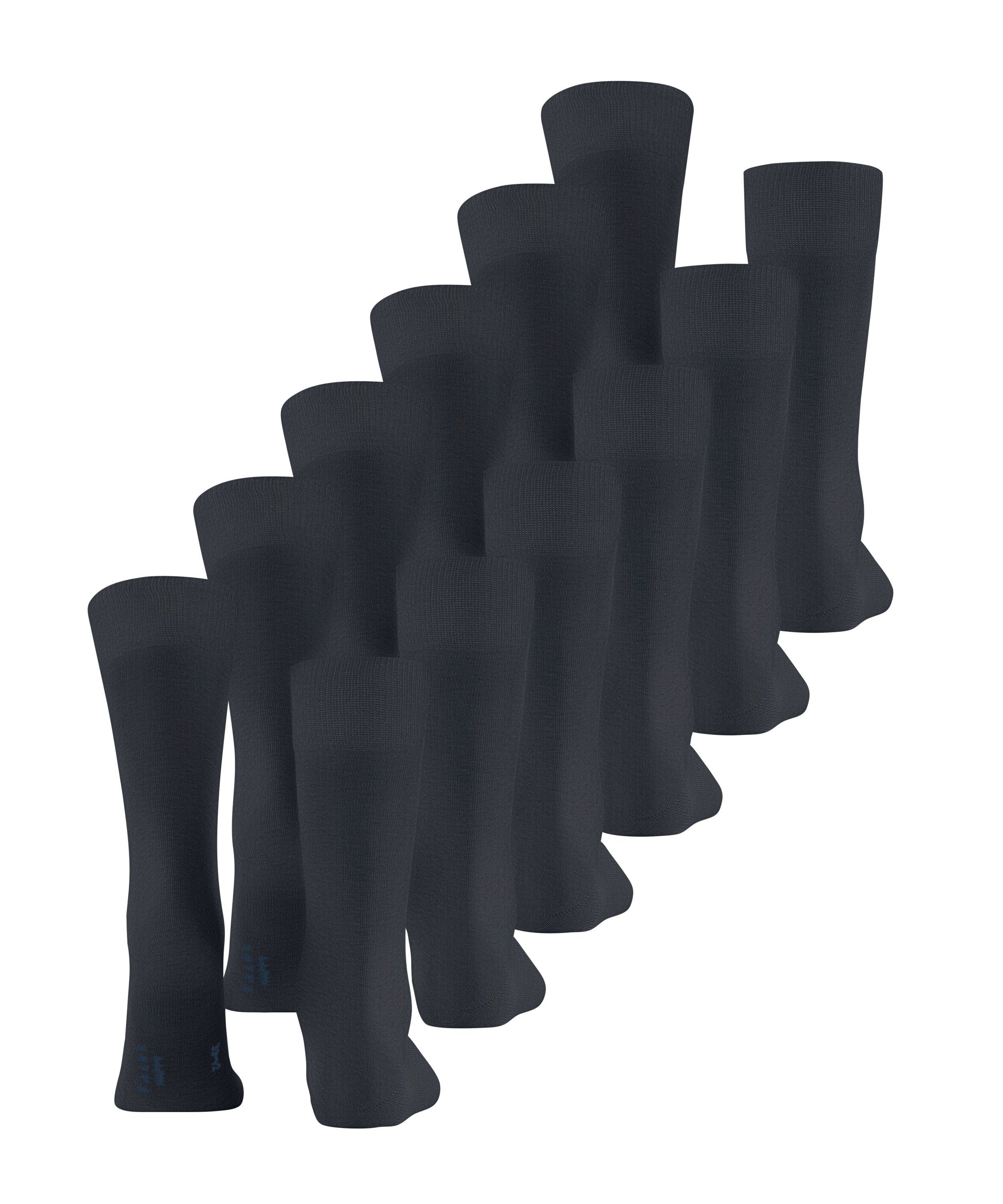 (6375) Happy navy Socken (6-Paar) FALKE dark 6-Pack