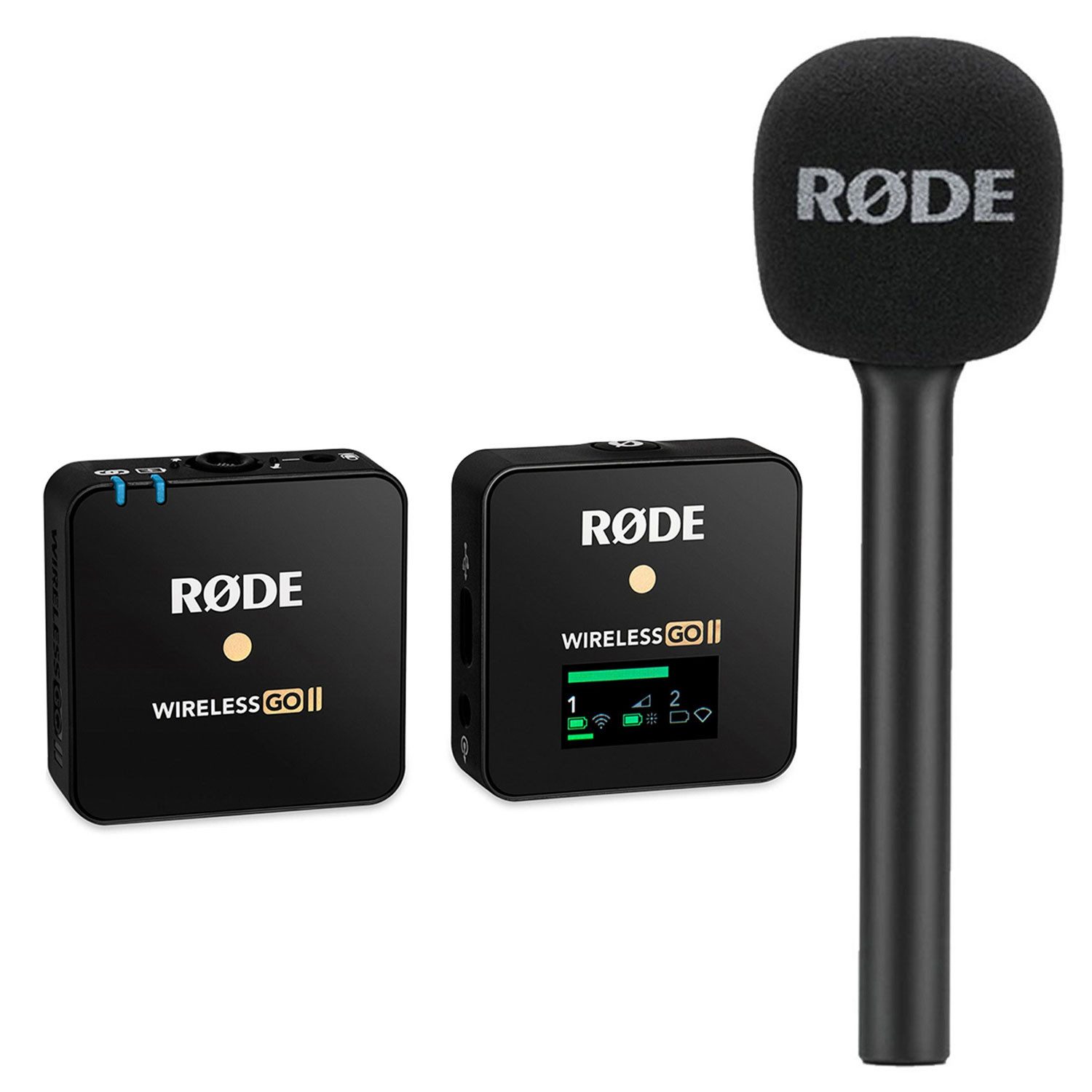 Rode Wireless GO II Single Für kurze Zeit mit InterviewGO Promo-Aktion Digitales Aufnahmegerät