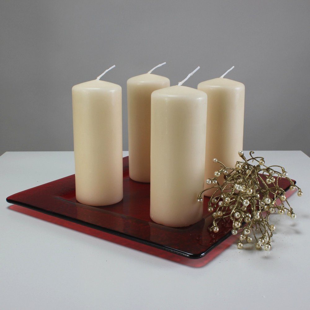 Wenzel Adventskerze Kerzen Safe Candle 150/60 mm creme 12 Stück von Wenzel