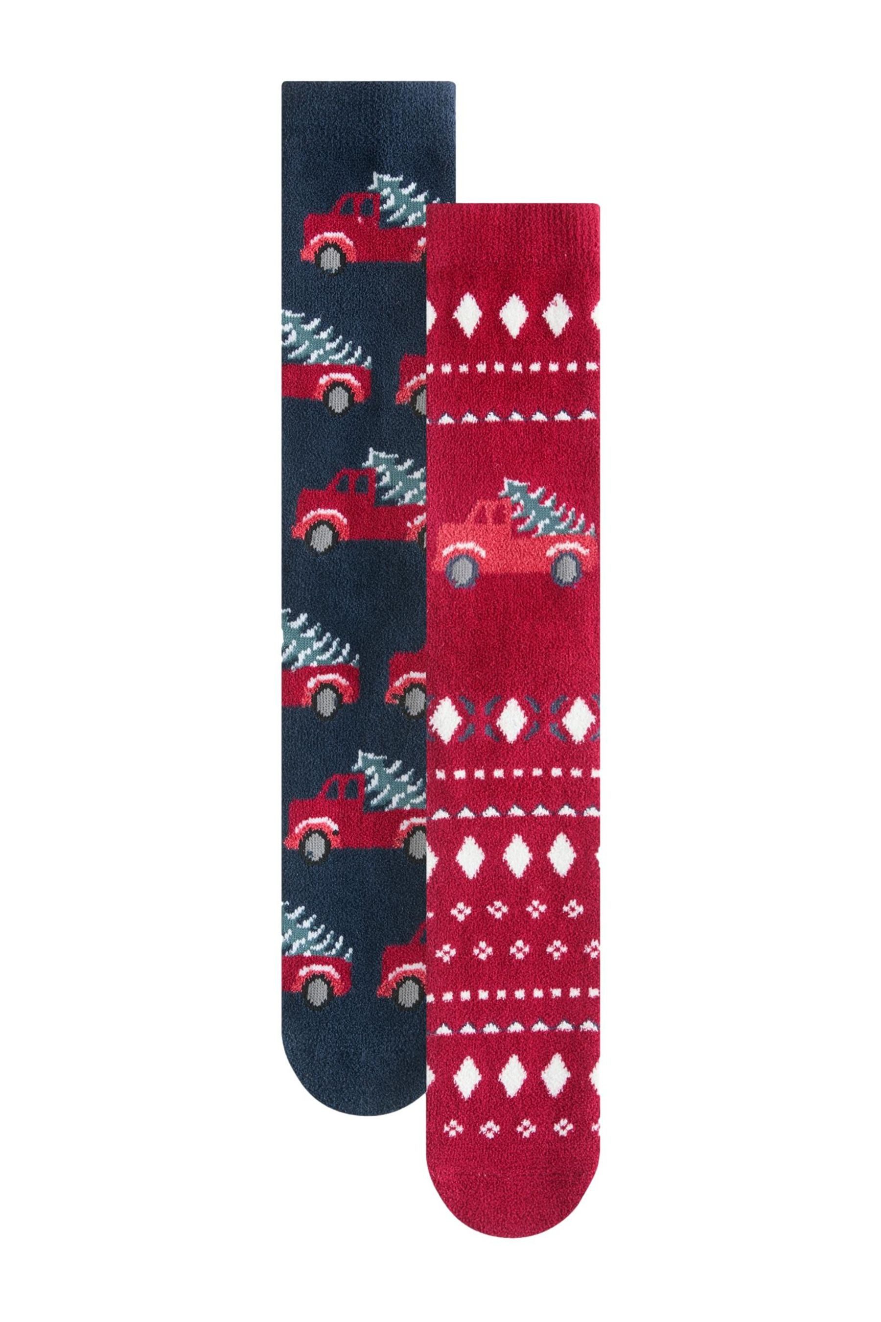 Next Kuschelsocken 2er-Pack Weihnachtssocken, Familien-Kollektion (2-Paar)