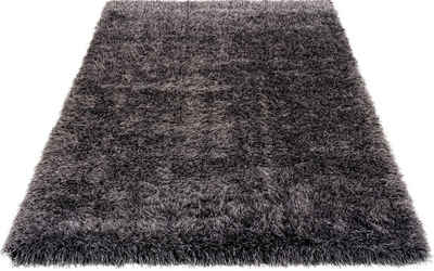 Hochflor-Teppich Amadeo, my home, rechteckig, Höhe: 73 mm, besonders langer Flor, einfarbig