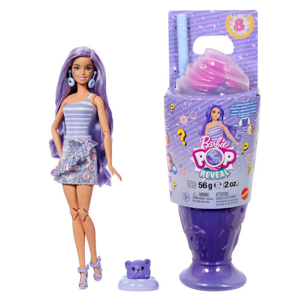 Mattel® Anziehpuppe Barbie Pop! Reveal Barbie Treats Serie Purple Doll günstig online kaufen