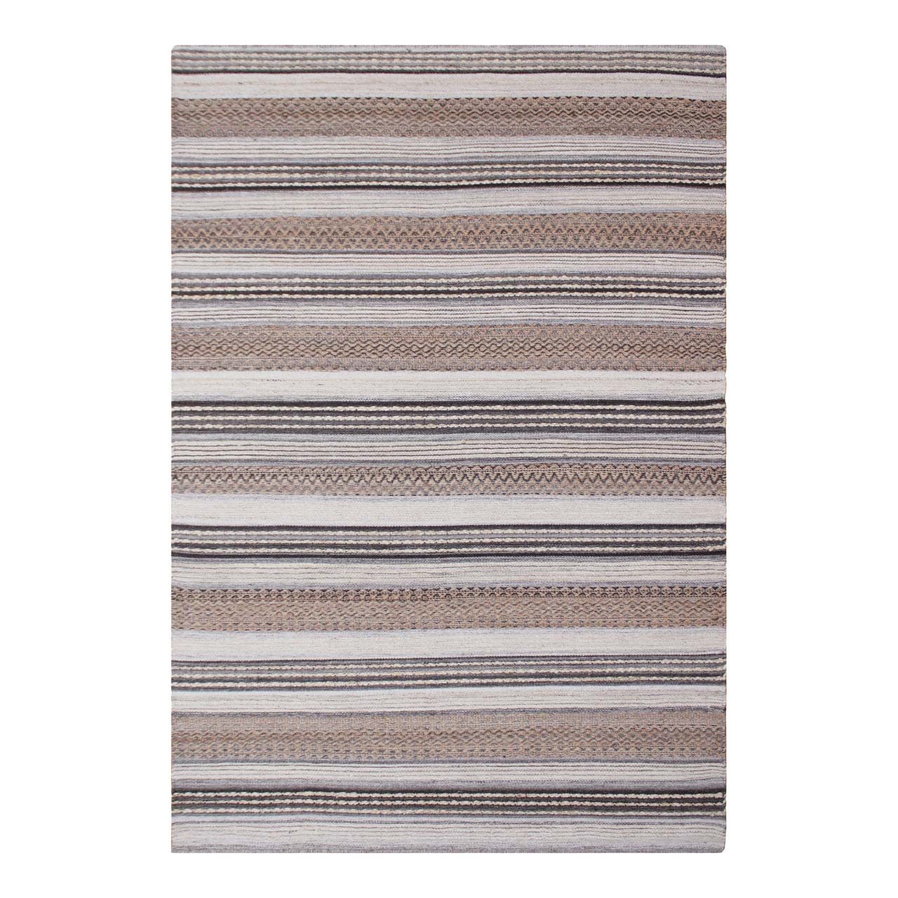 House Nordic Teppich Morena Teppich handgewebt 200x300cm natur, grau., Höhe: 1 mm