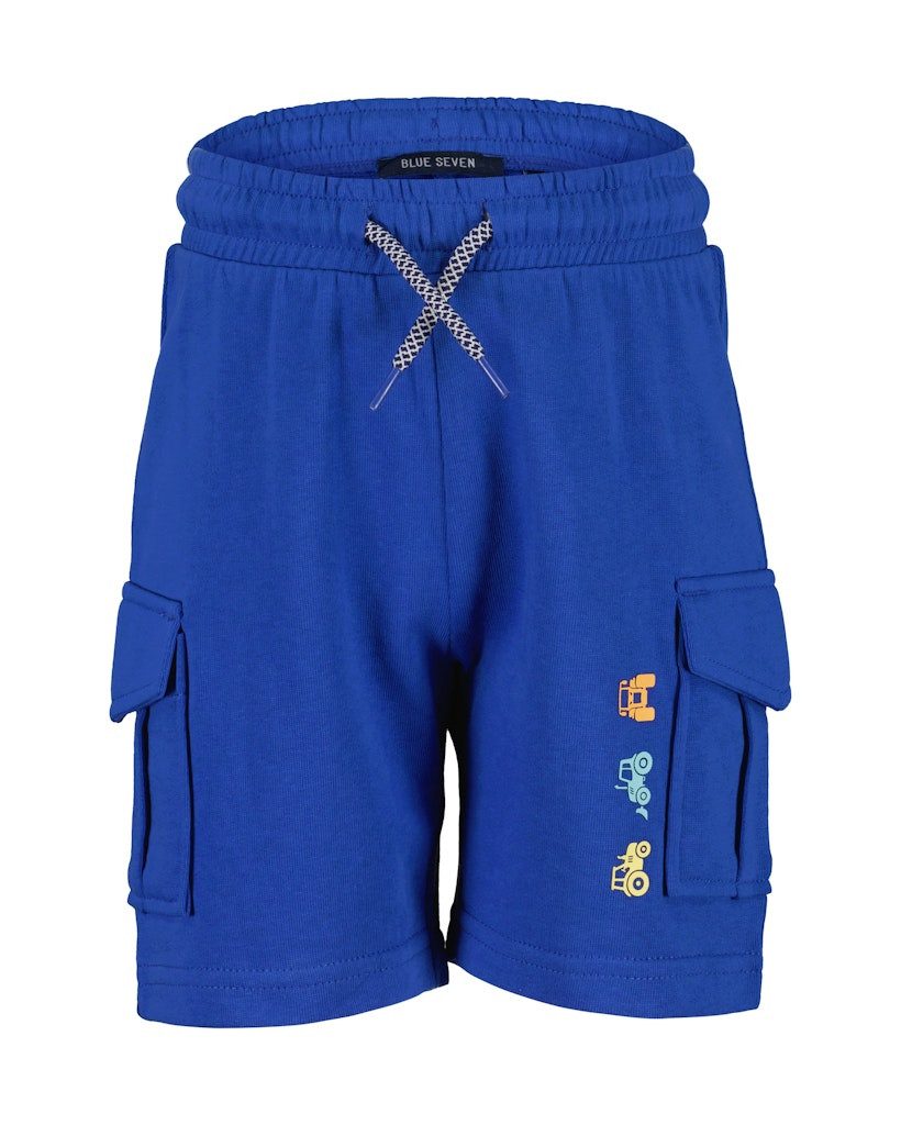 Blue Seven Sweatshorts Blue Seven Jungen kurze Hose Shorts Traktor Cargotaschen ocean blau (1-tlg., kein Set)