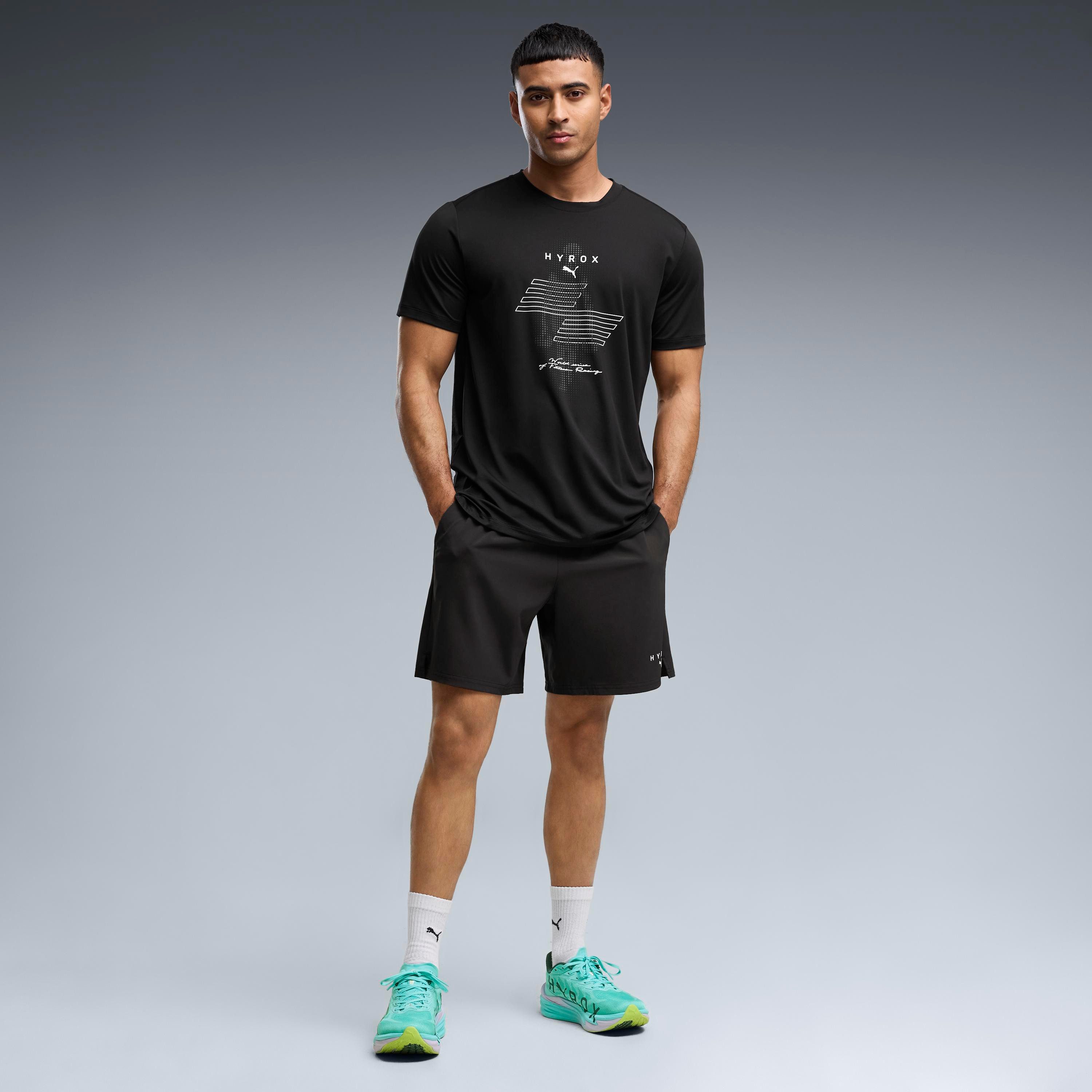 PUMA Trainingsshorts M X HYROX 7 PWRTRAIN SHORT Regular Fit, für Fitness und vielseitige Trainingseinheiten – Bild 4 von 5