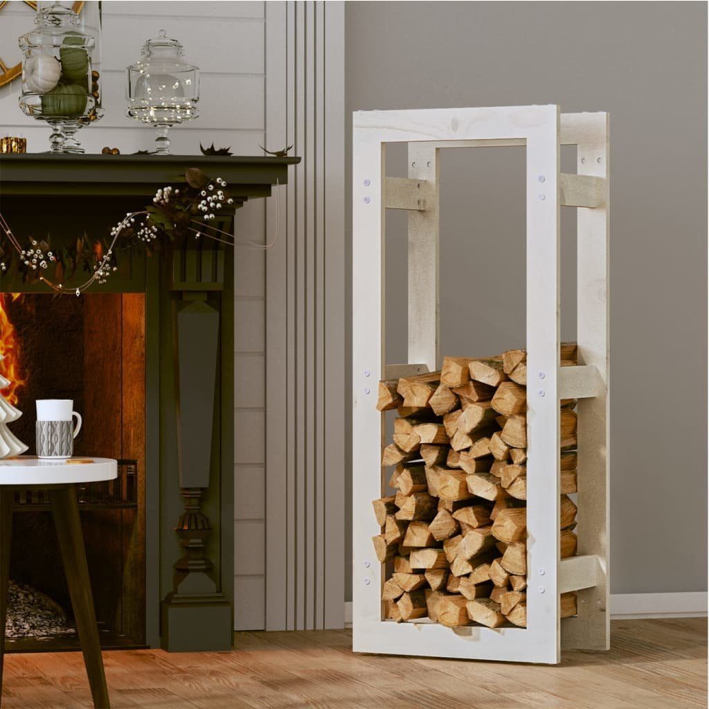 vidaXL Kaminholzregal 41 x 25 x 100 cm Kaminholzregal Brennholzregal Kaminholzlager Holzlage, BxTxH:41x25x100 cm