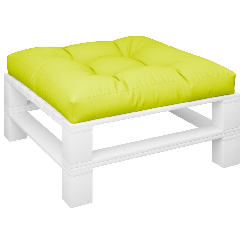 vidaXL Sitzauflage Palettenkissen Knallgrün 80x80x12 cm günstig online kaufen
