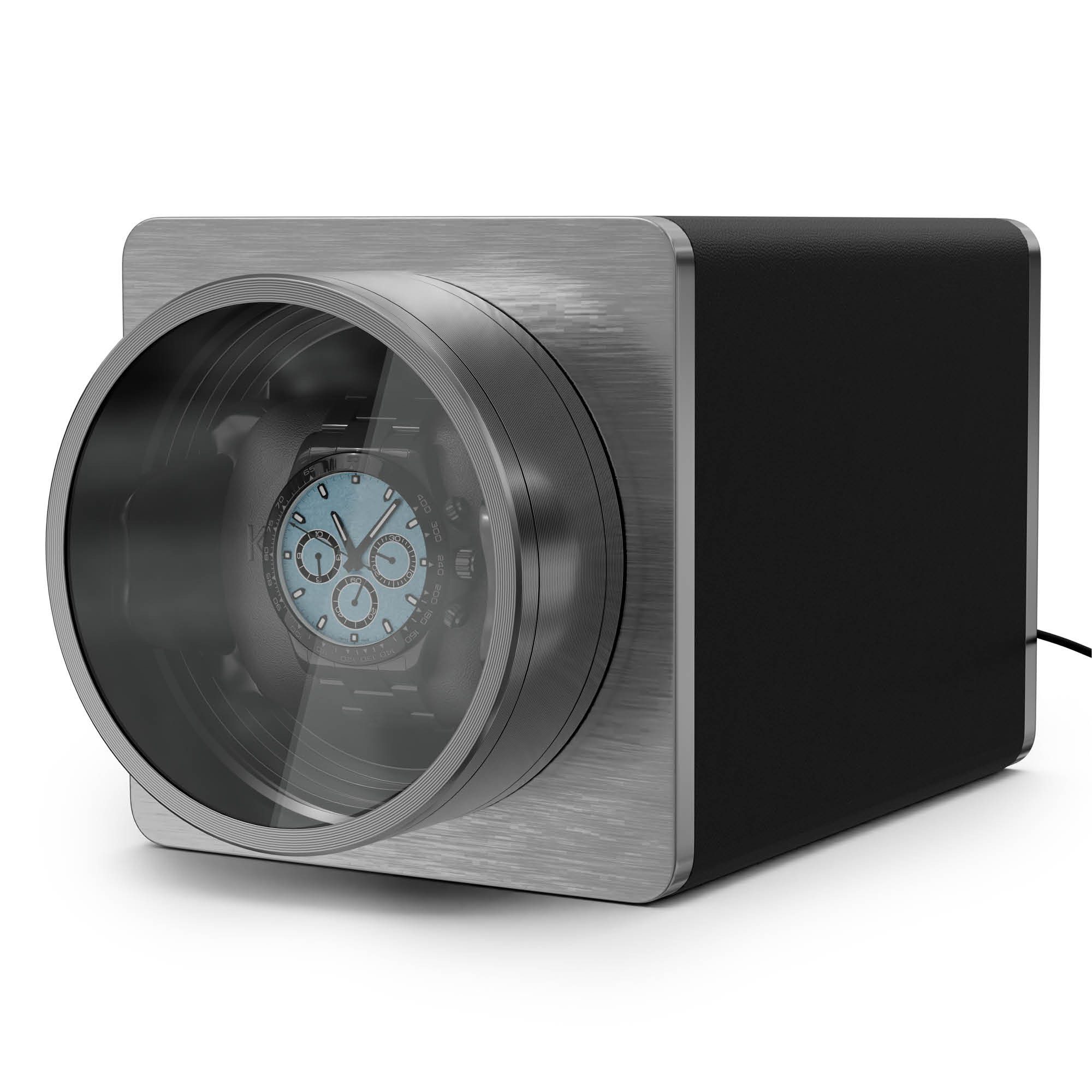 Klarstein Бокс для автоподзавода TimeSync 1, Кробки для годинника Uhrenkasten Бокс для автоподзавода 1 Uhr Stapelbar